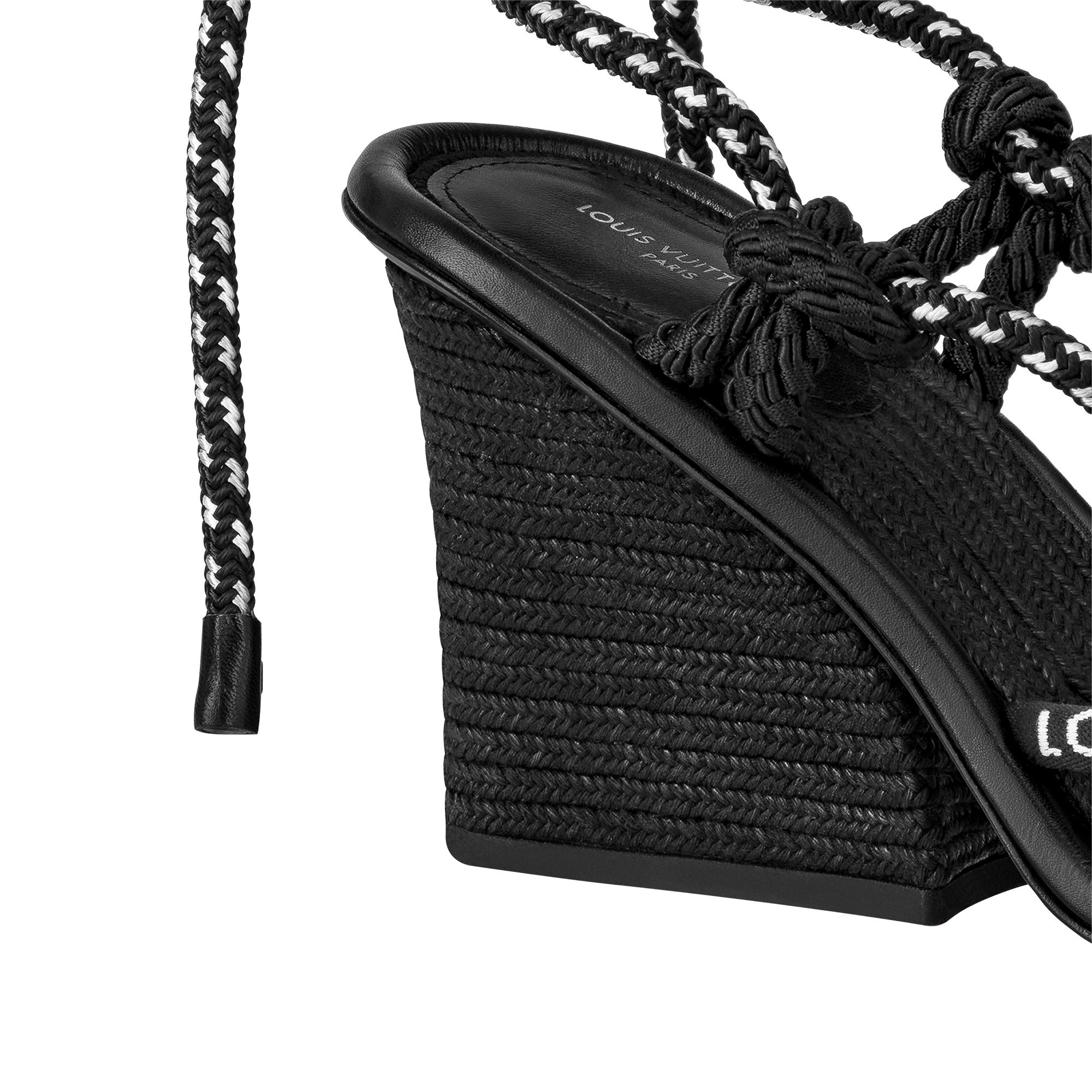 Shop Louis Vuitton Maia Wedge Sandal (1A9RM1) by lufine