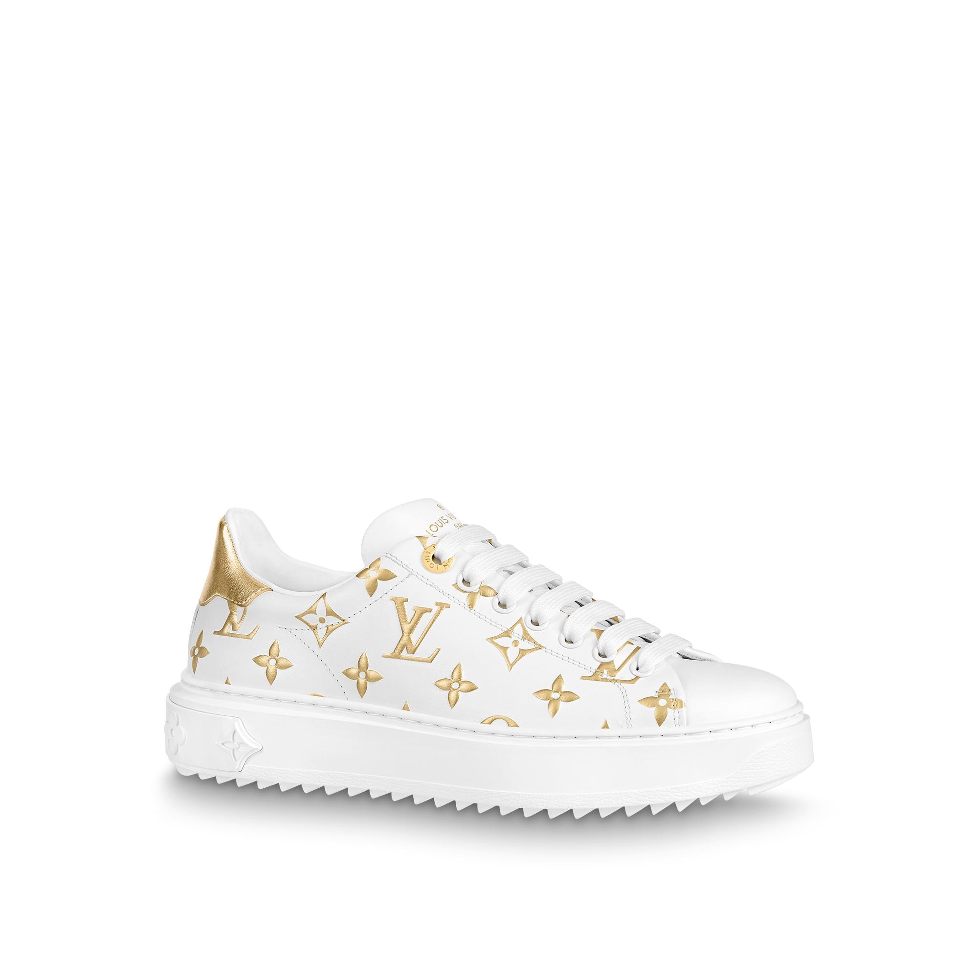 Louis Vuitton® Time Out Sneaker Gold. Size 36.0