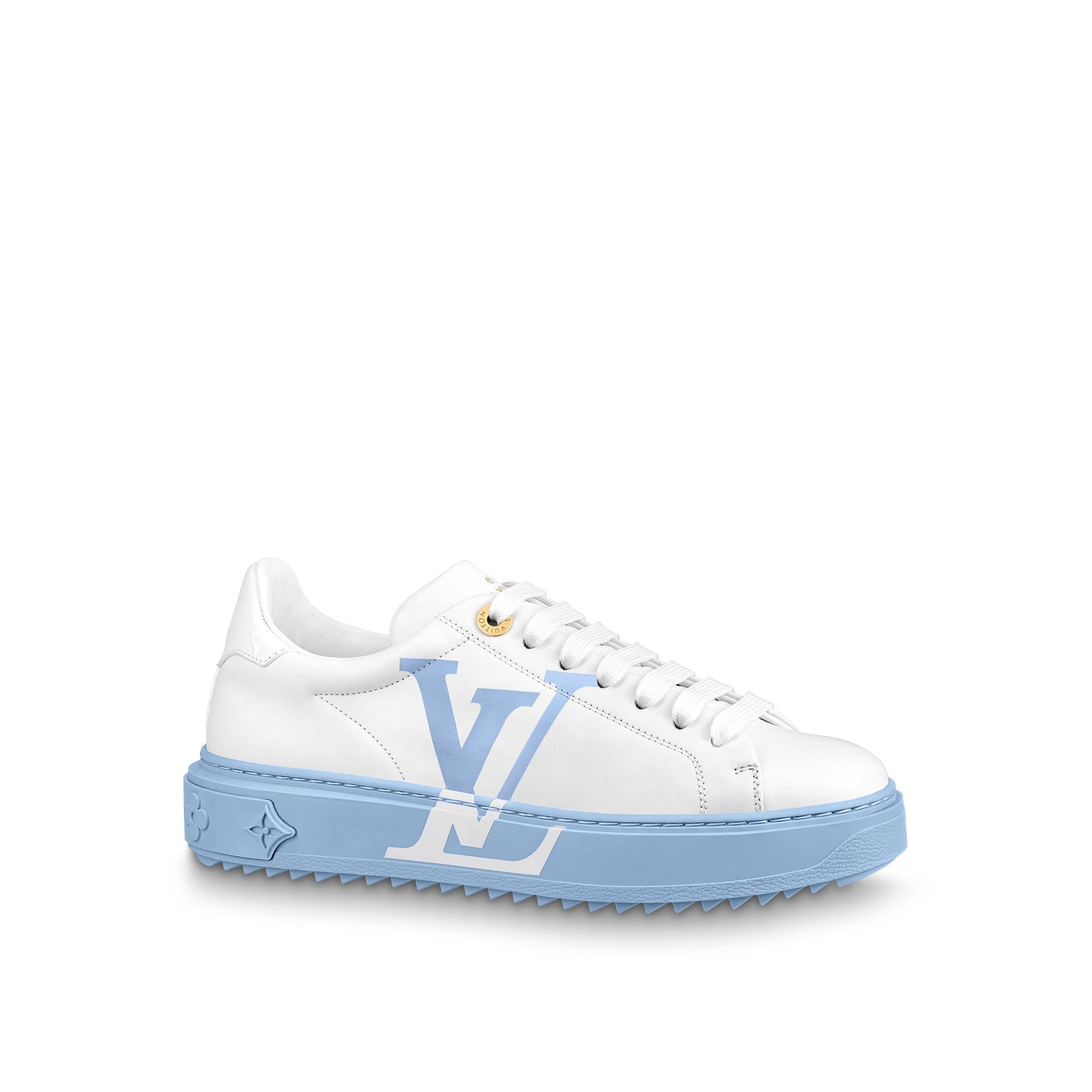Louis Vuitton Time Out Bleu Clair Low Top Sneakers - Sneak in Peace