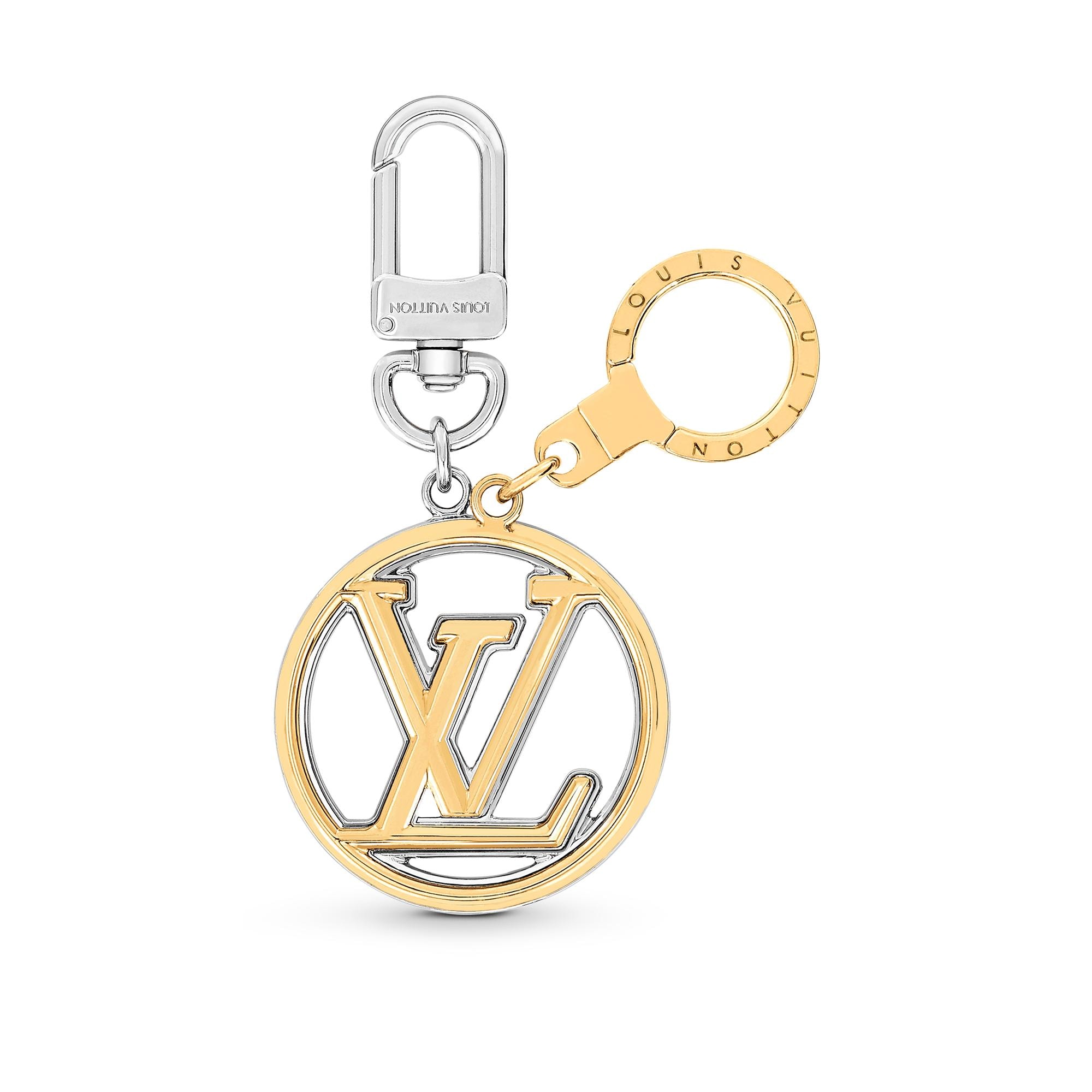 Louis Vuitton LV Circle Bestfriend Bag Charm and Key Holder in Gold – Accessories M80246