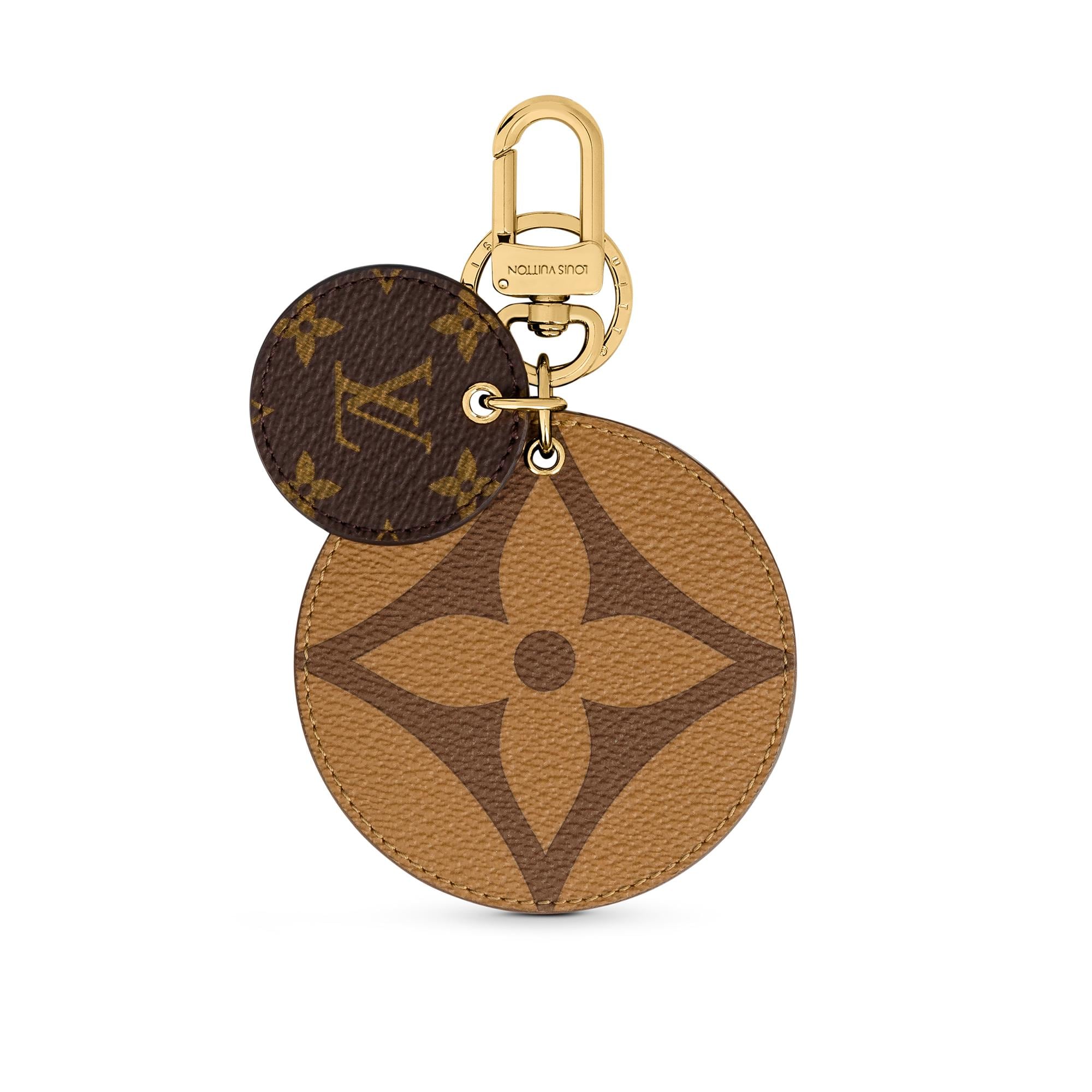 Louis Vuitton Monogram Reverse Key Holder and Bag Charm in Brown – Accessories M69317
