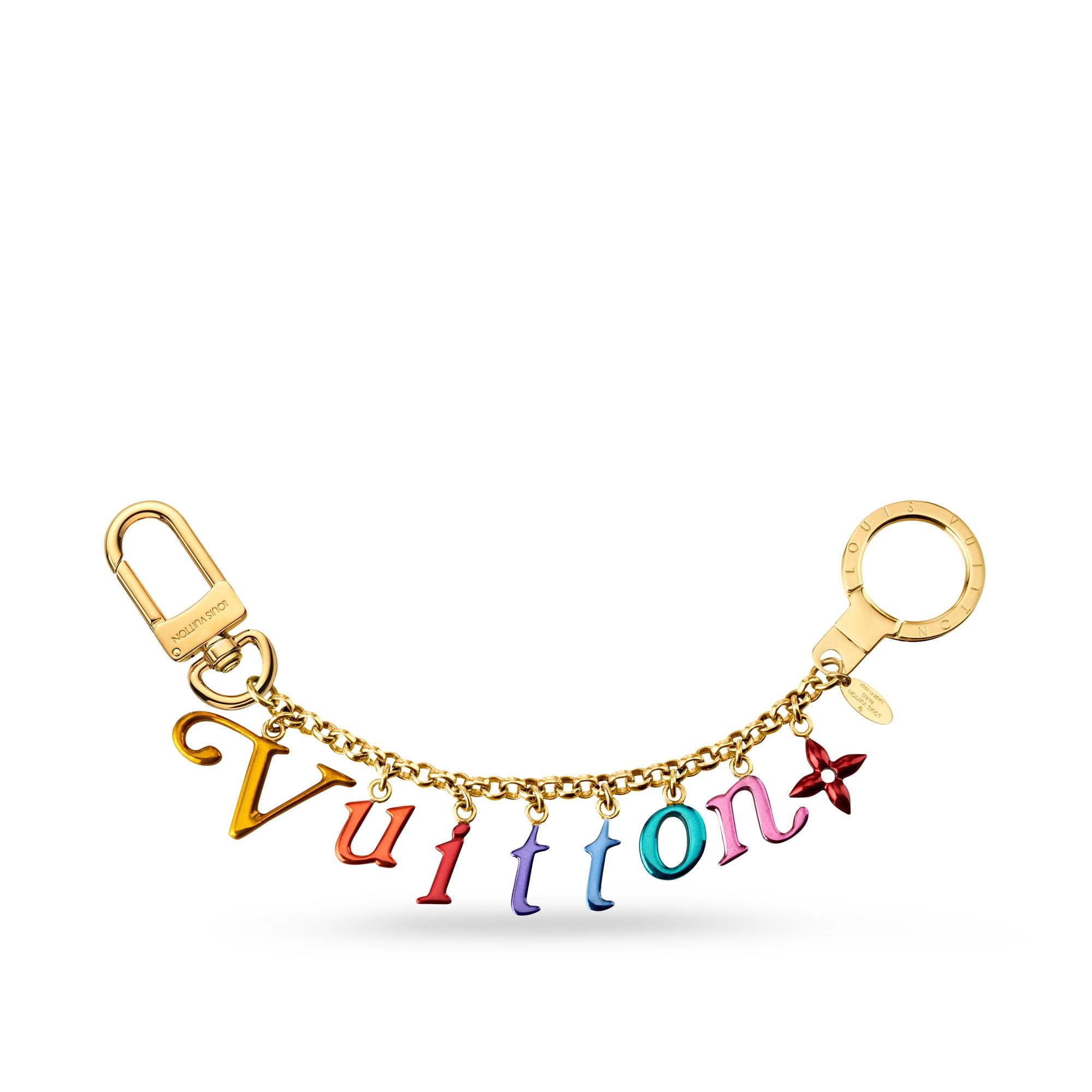 Shop Louis Vuitton Lv new wave bag charm and key holder (M68449) by babybbb