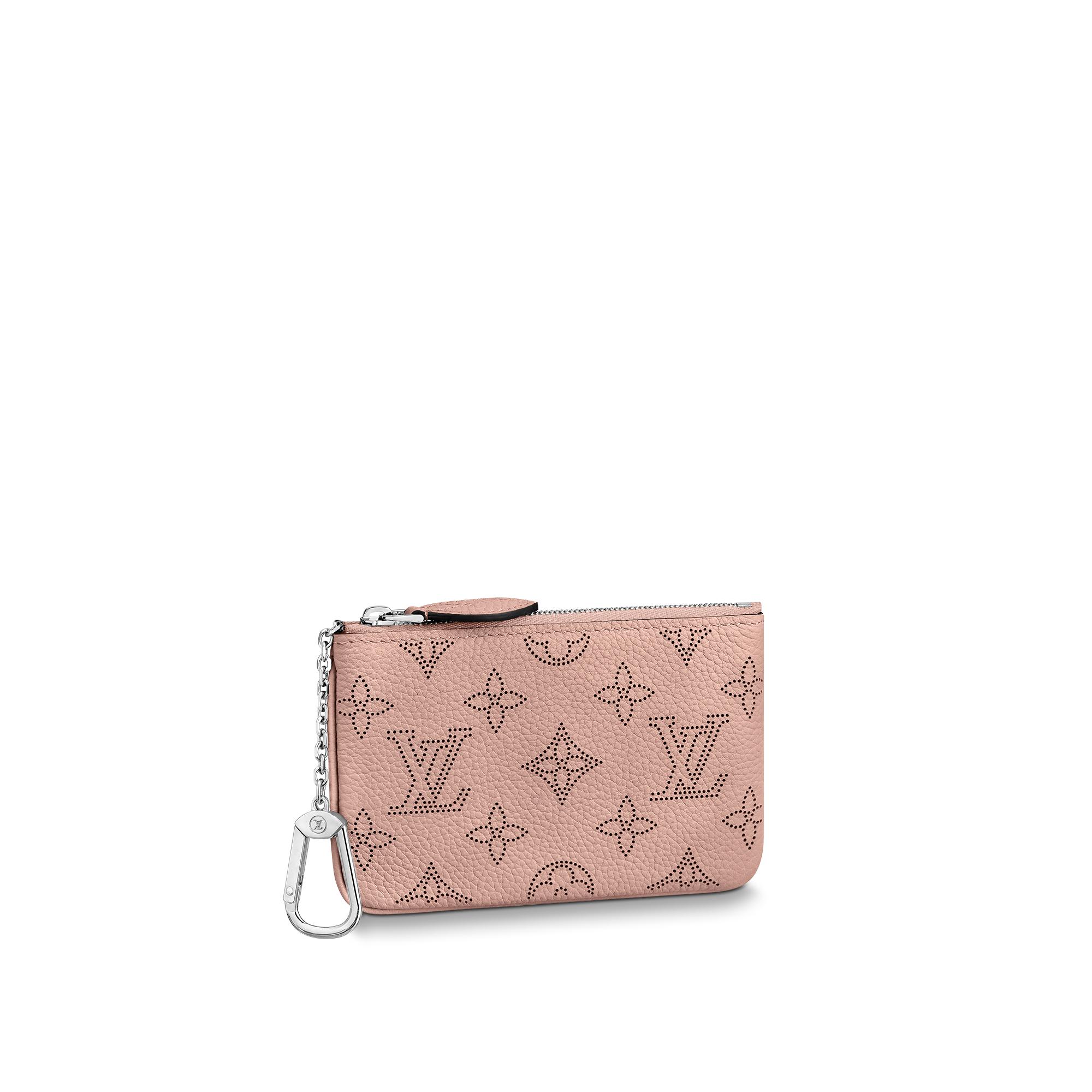 Louis Vuitton Key Pouch Mahina in Rose – Accessories M69508
