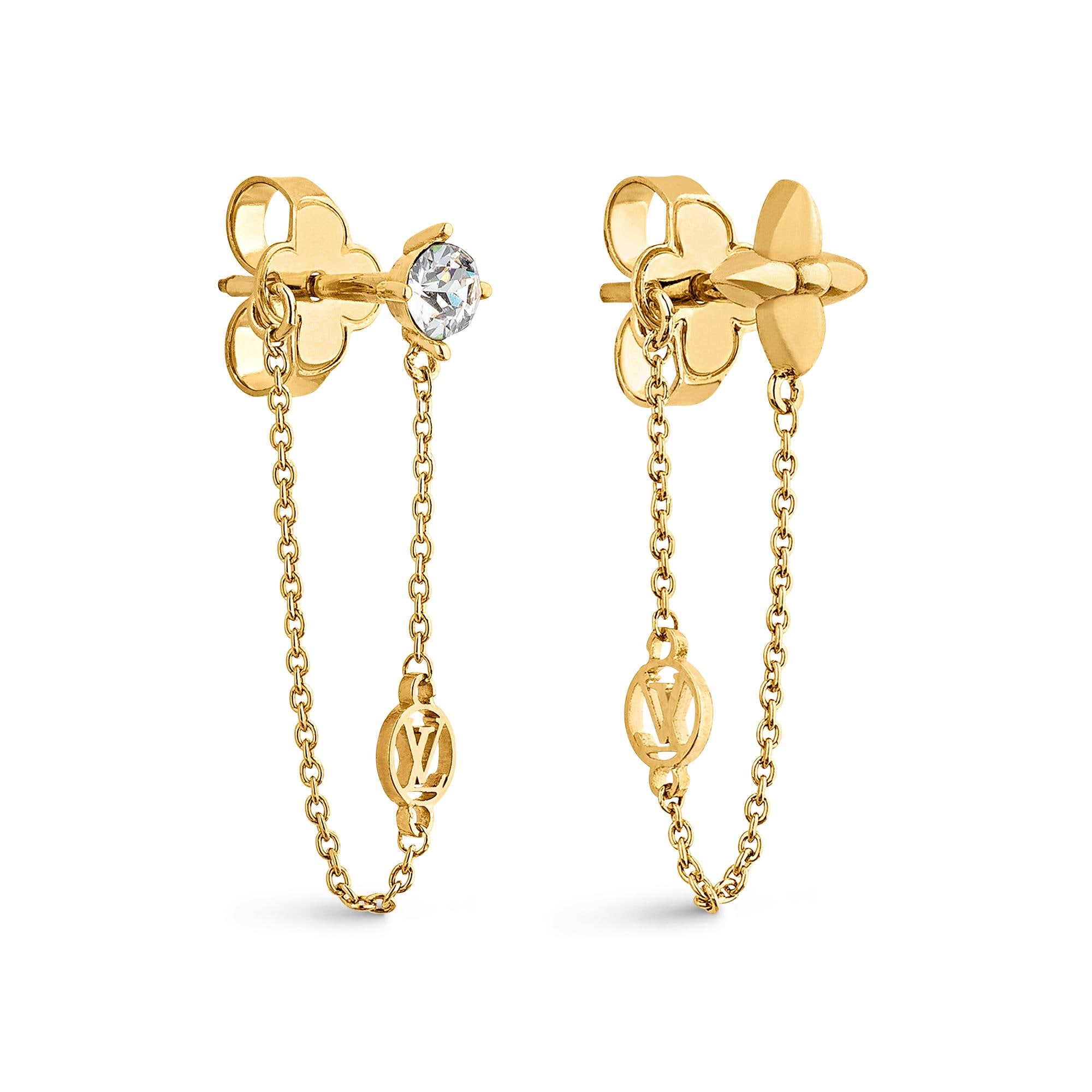 Louis Vuitton Petit Louis Earrings in Gold - Accessories M00390