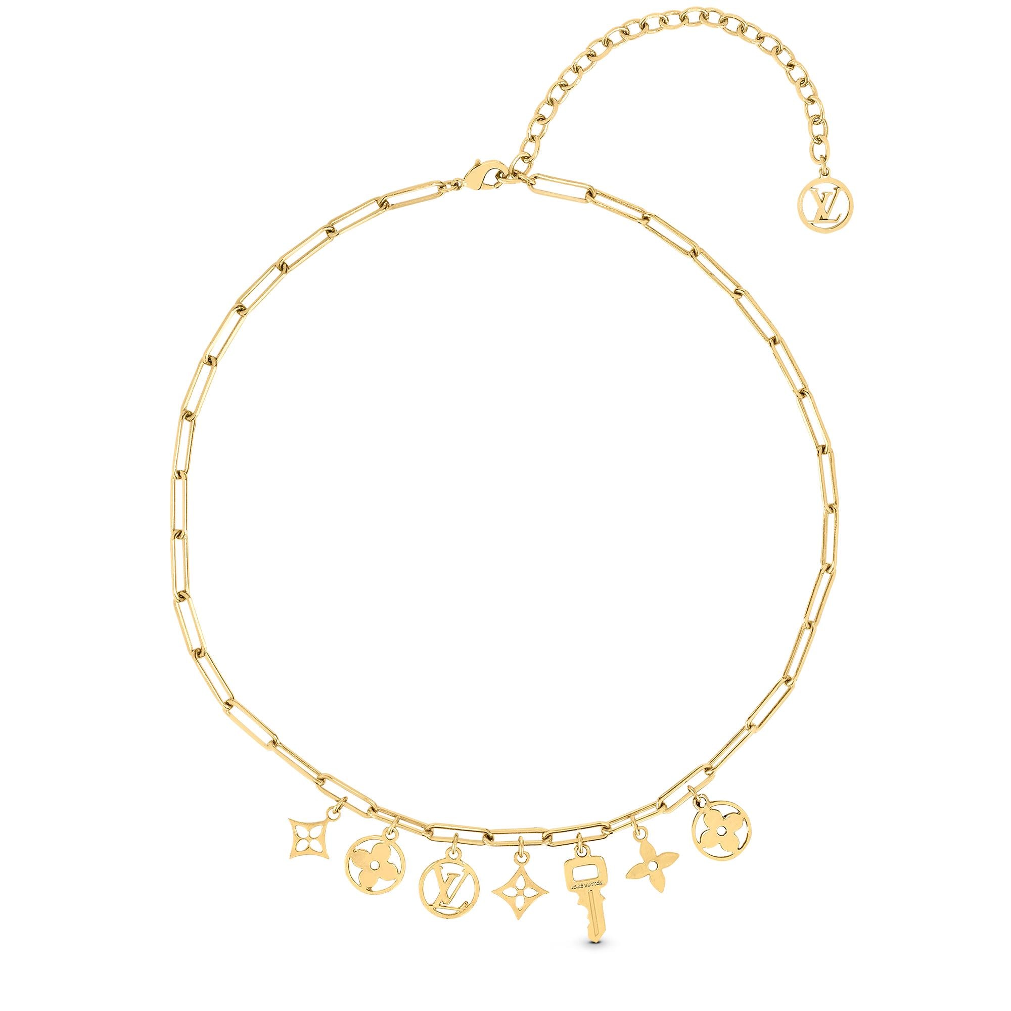 Louis Vuitton Roman Holidays Choker Necklace Metal Gold 7862717