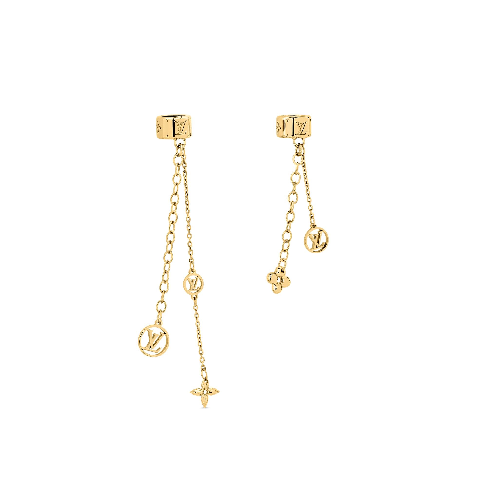 Looksboutique_ - Louis Vuitton ear cuff 💲1️⃣8️⃣0️⃣, Louis Vuitton long  dangling chain 💲3️⃣2️⃣0️⃣