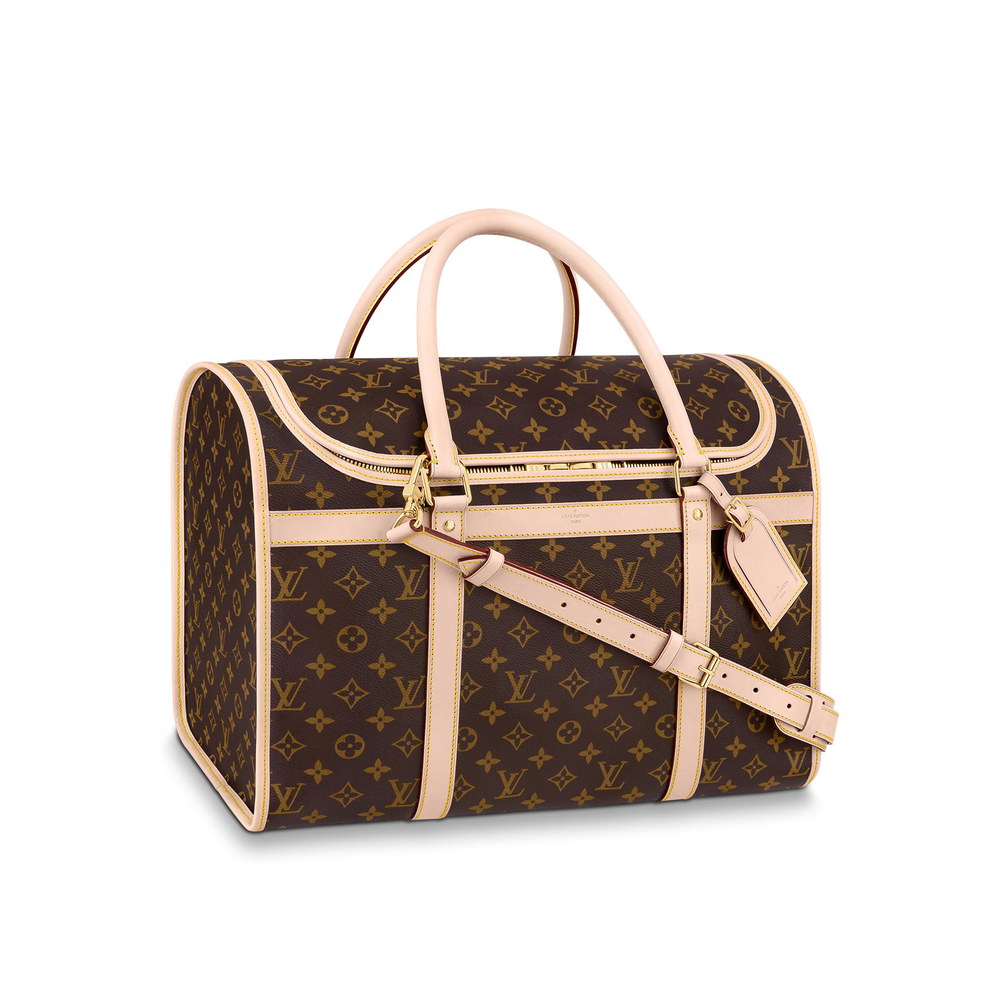 Louis Vuitton Dog Bag Monogram in Brown – Art Of Living – Trunks and Travel M45662