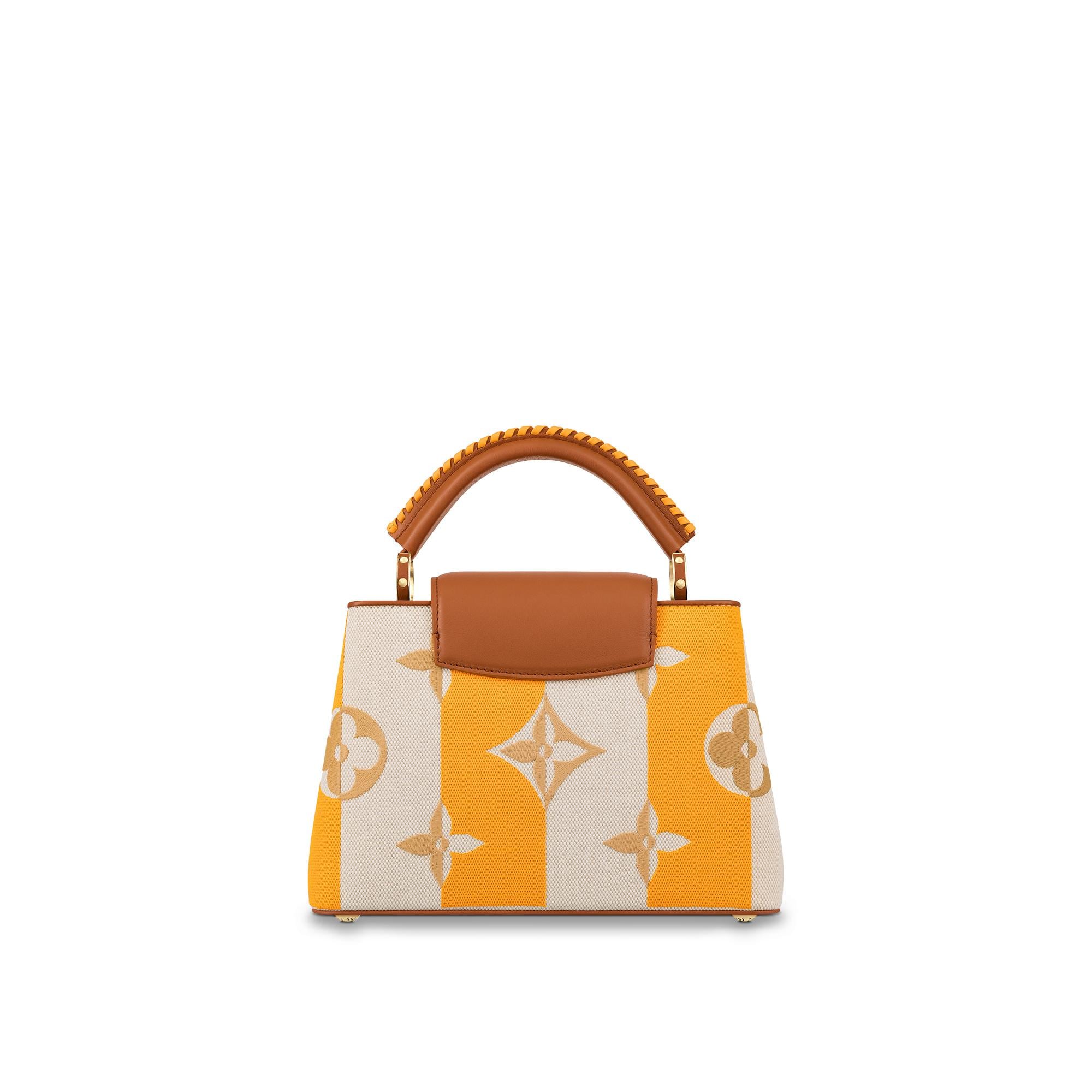 Louis Vuitton Capucines Womens Handbags 2022-23FW, Yellow