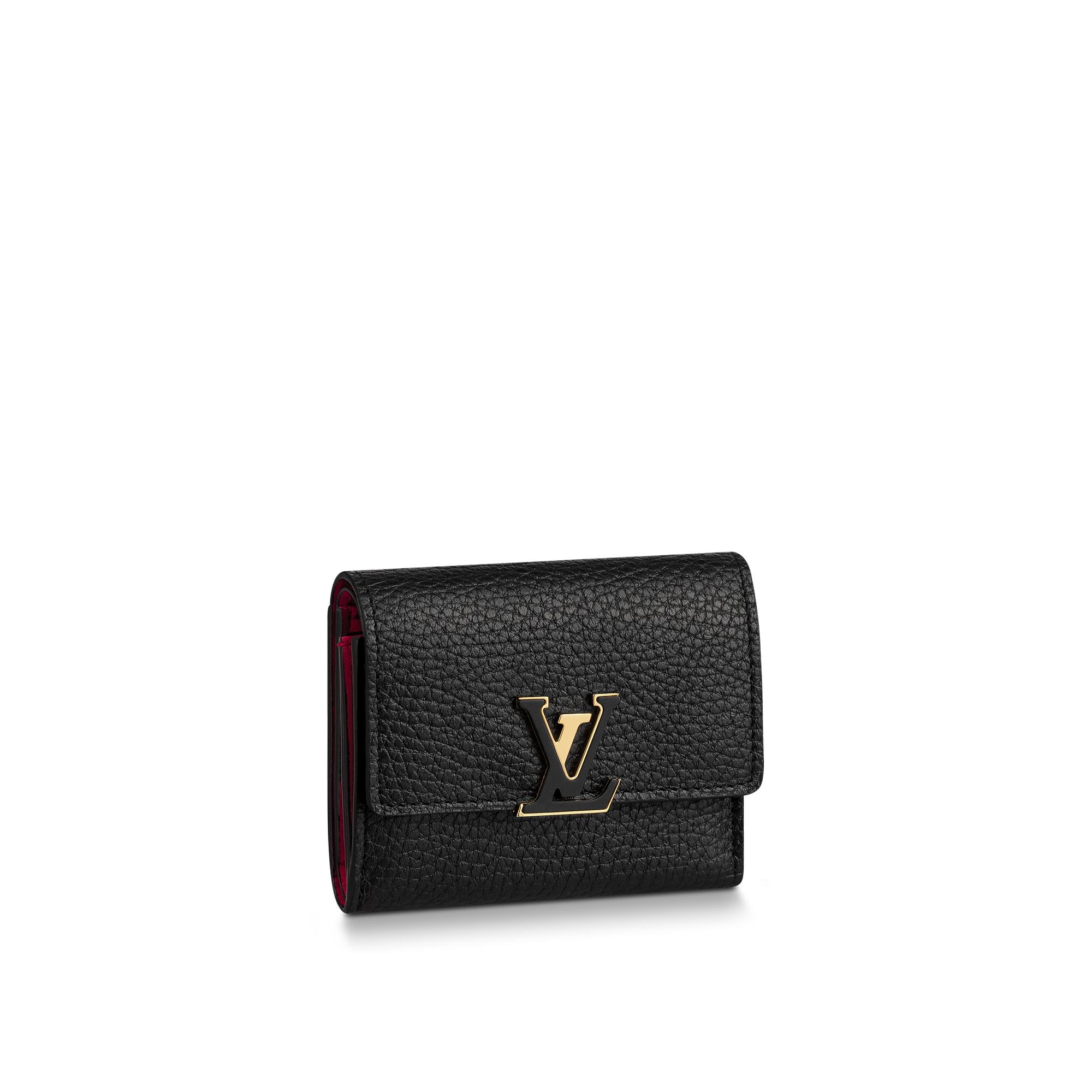 Louis Vuitton Capucines XS Wallet Taurillon Leather in Black – WOMEN – Small Leather Goods M68587
