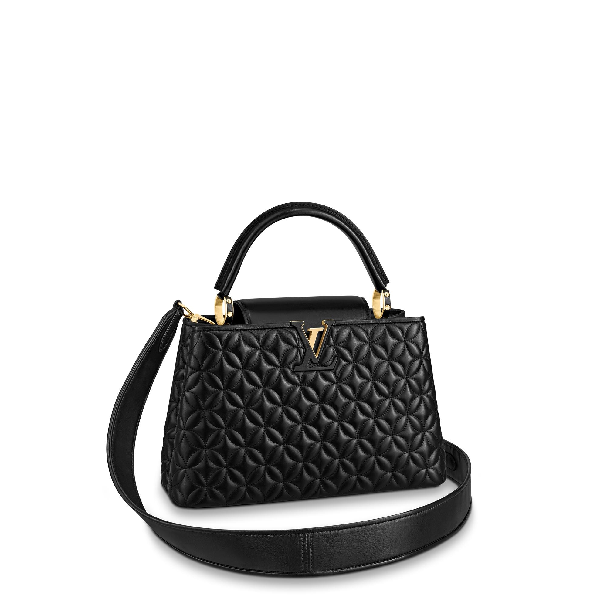 Louis Vuitton Capucines MM Capucines in Black – WOMEN – Handbags M55366