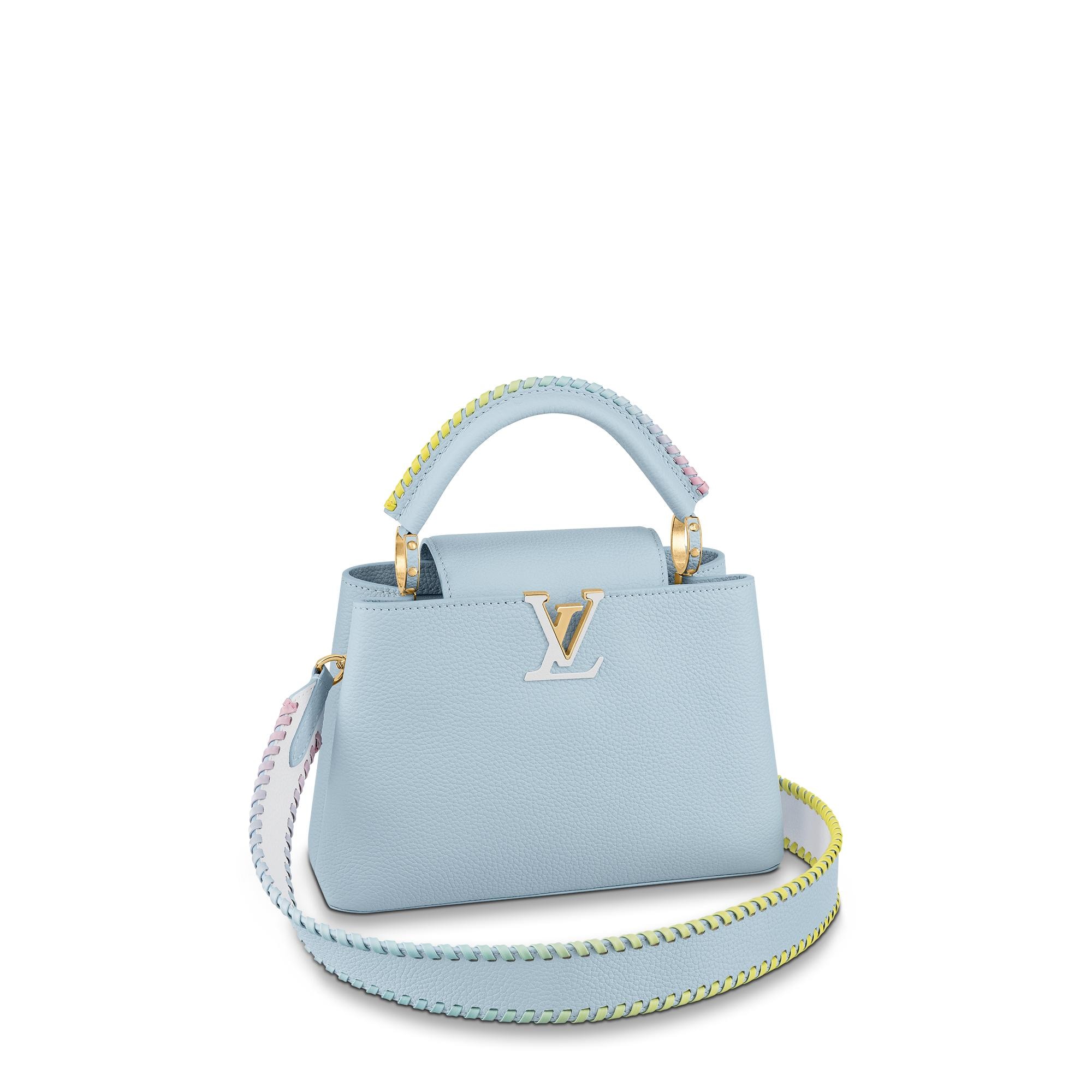 Louis Vuitton Capucines BB Capucines in Blue – WOMEN – Handbags M57671