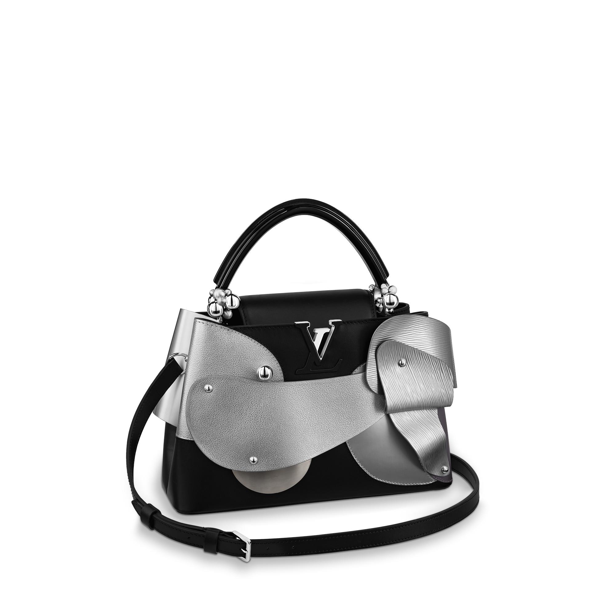Louis Vuitton Artycapucines MM Liu Wei Capucines in Silver – WOMEN – Handbags M56358