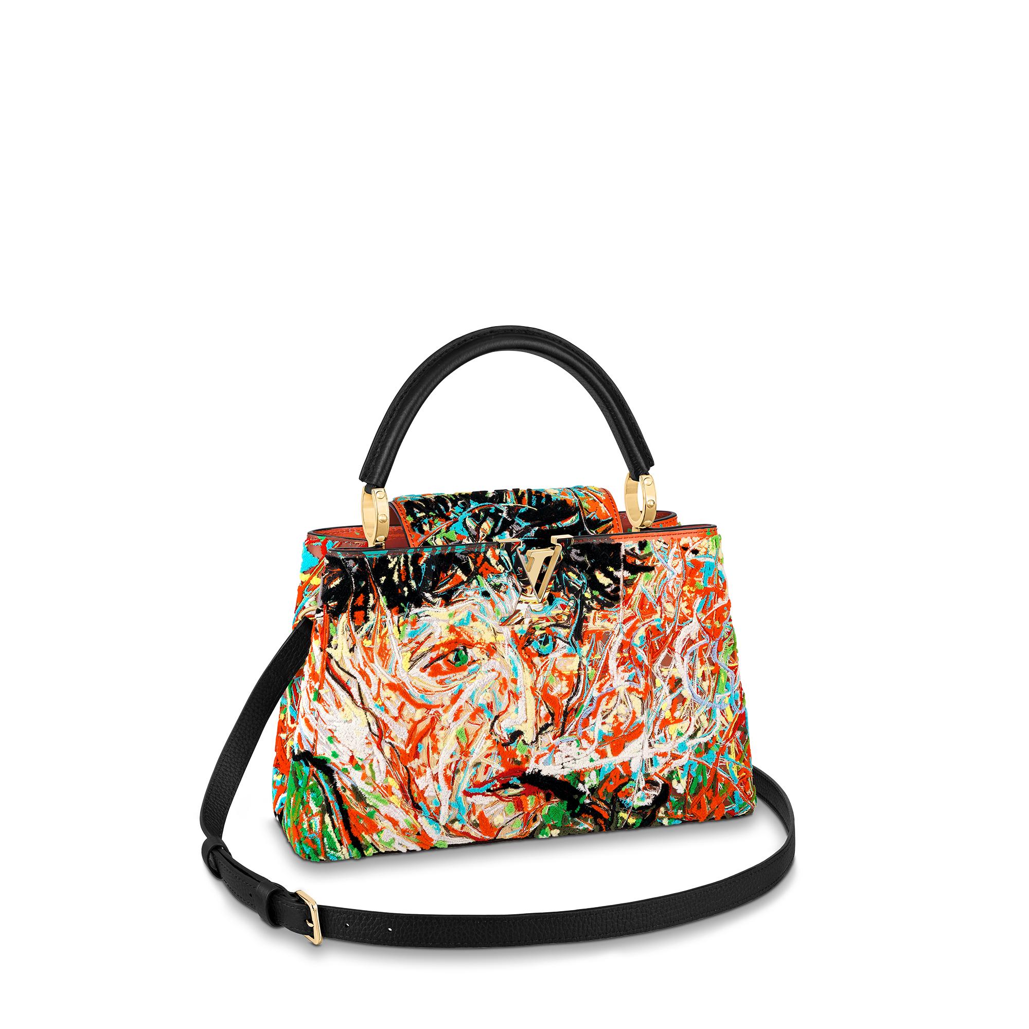 Louis Vuitton Capucines MM Zeng Fanzhi Capucines in Multicolor – WOMEN – Handbags M59167