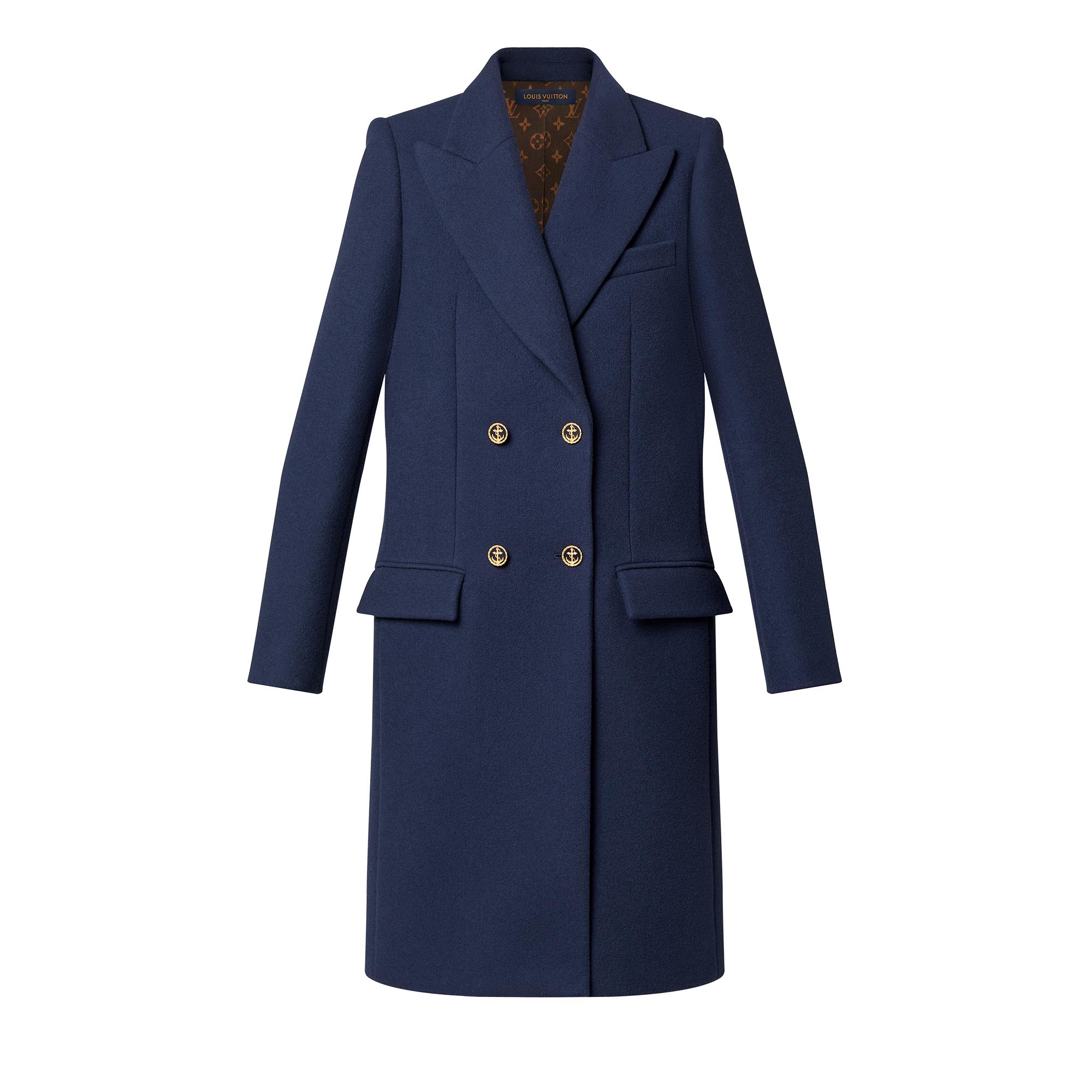 Louis Vuitton Nautical Masculine Coat in Blue – WOMEN – Ready-to-Wear 1A9NSD