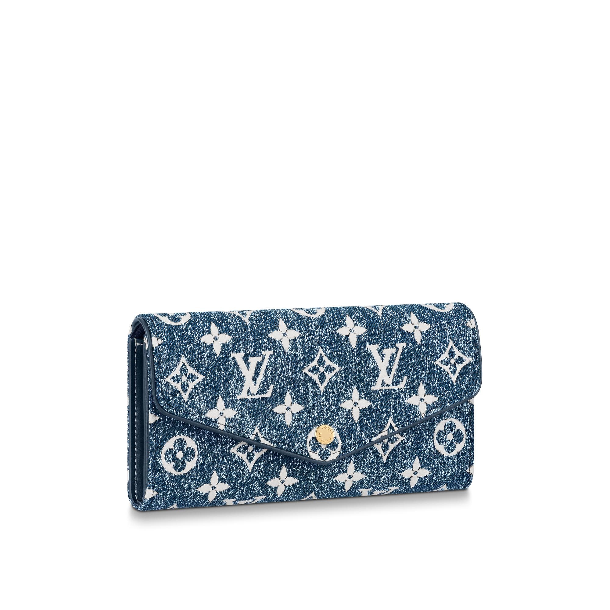 Louis Vuitton Sarah Wallet Autres Toiles Monogram in Blue – WOMEN – Small Leather Goods M81183
