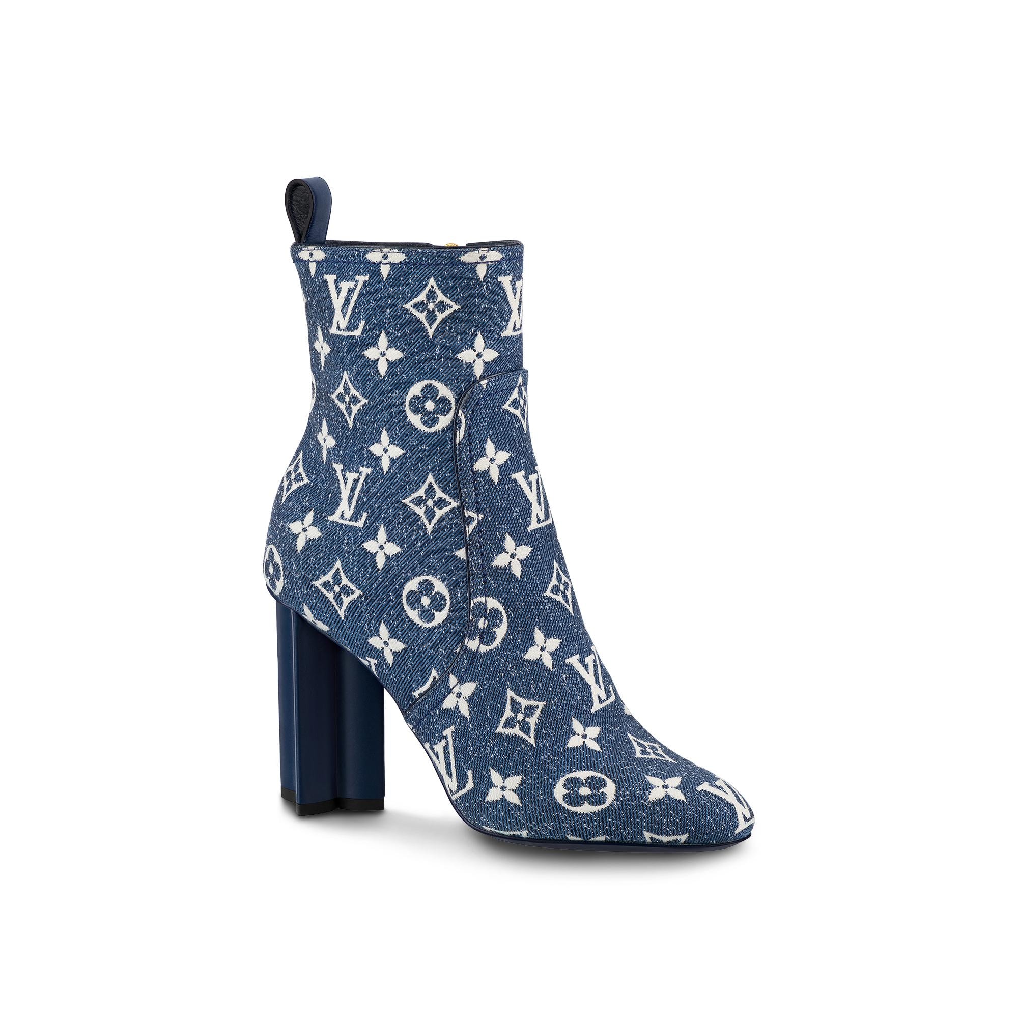 Louis Vuitton  Silhouette Ankle Boot in Blue – WOMEN – Shoes 1A9PY0