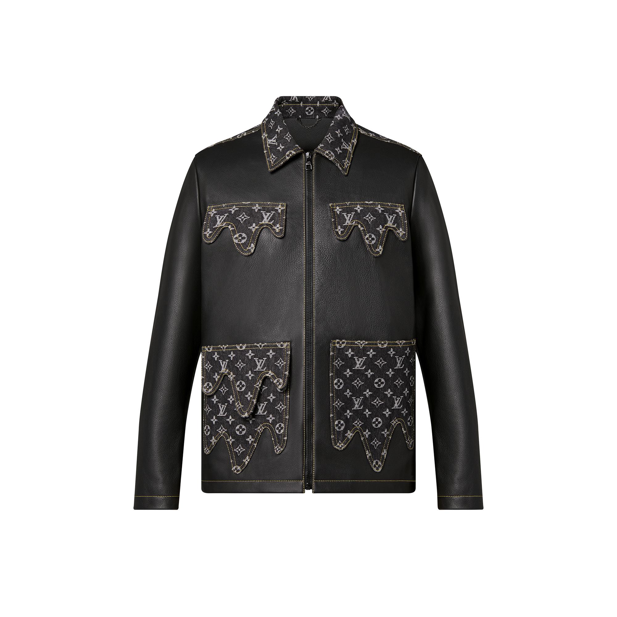 Louis Vuitton Crazy Mix Leather Denim Blouson in Black – MEN – Ready-to-Wear 1A9G9P