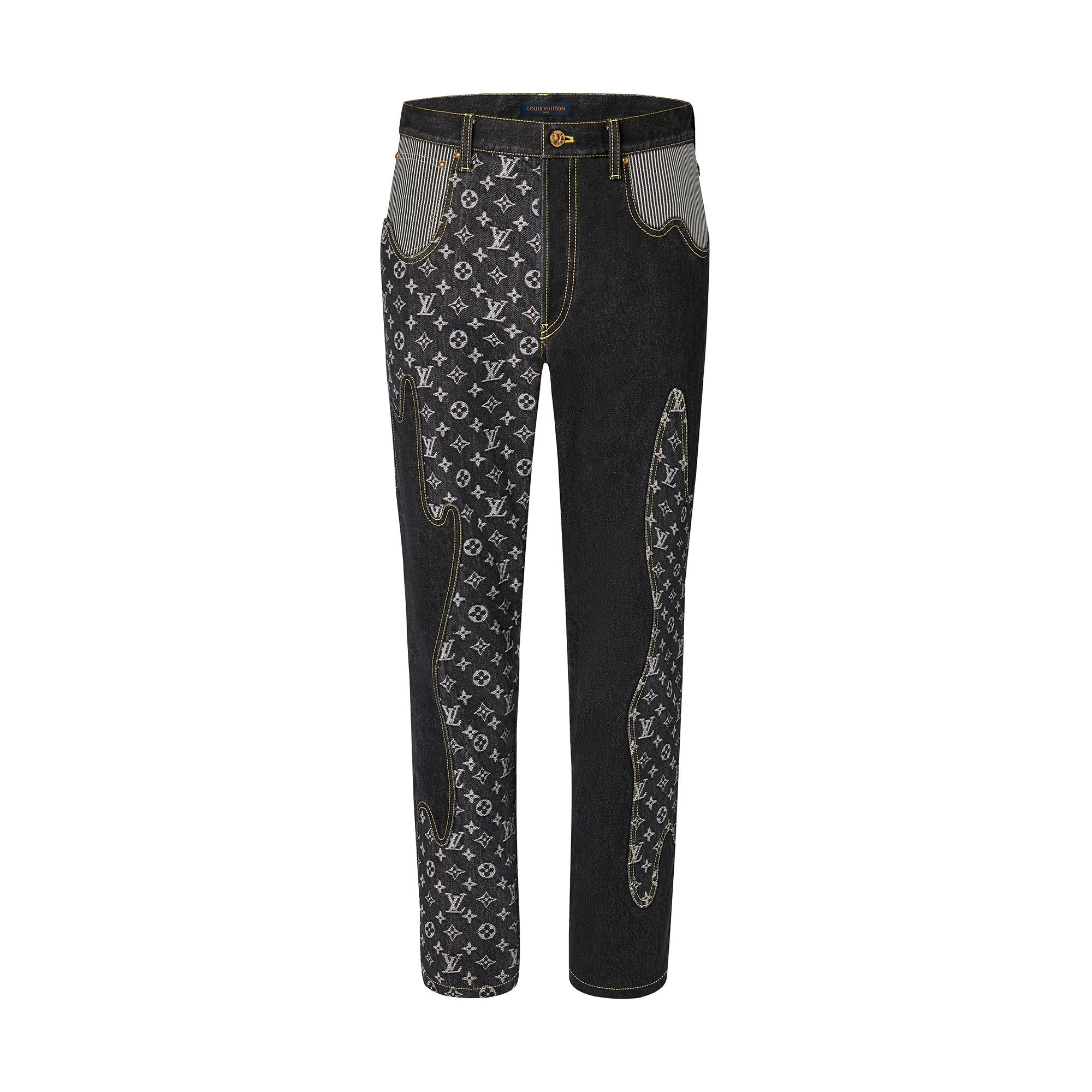 Louis Vuitton Monogram Crazy Denim Pants in Black – MEN – Ready-to-Wear 1A9GF6