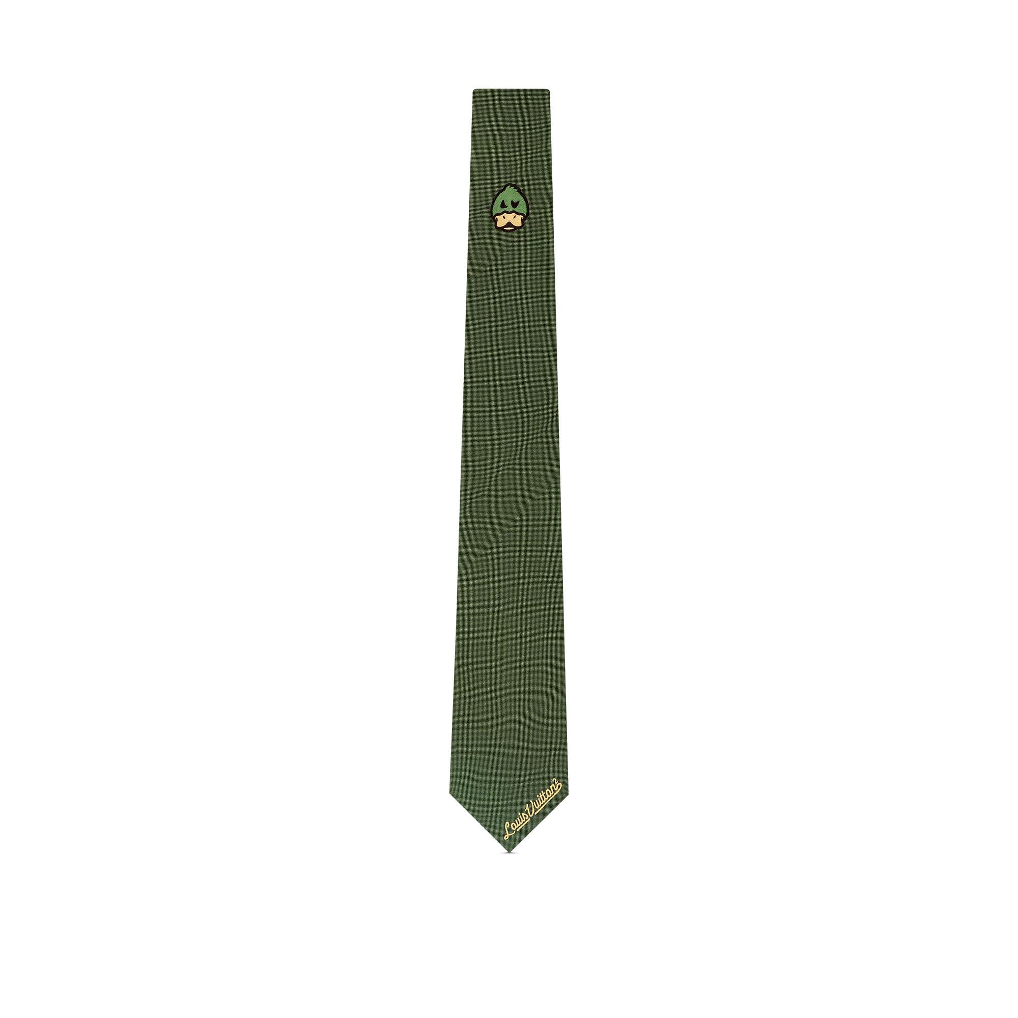Louis Vuitton Duck Tie in Green – MEN – Accessories MP3217