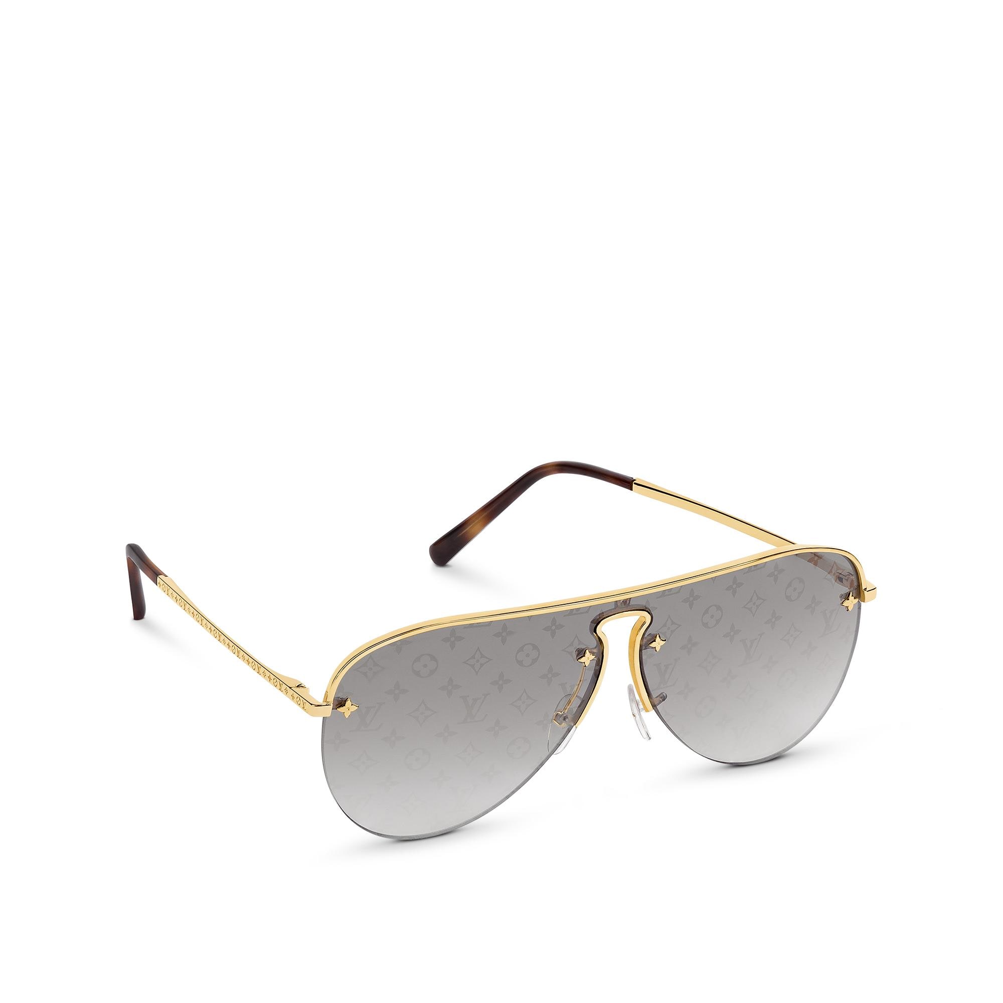 Louis Vuitton Grease Mask Sunglasses in Gold – WOMEN – Accessories Z1469U