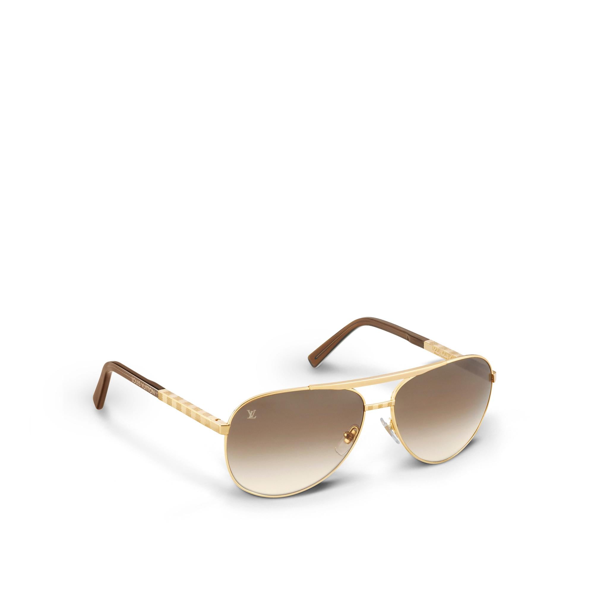 Louis Vuitton Attitude Pilote Sunglasses in Gold – MEN – Accessories Z0339U