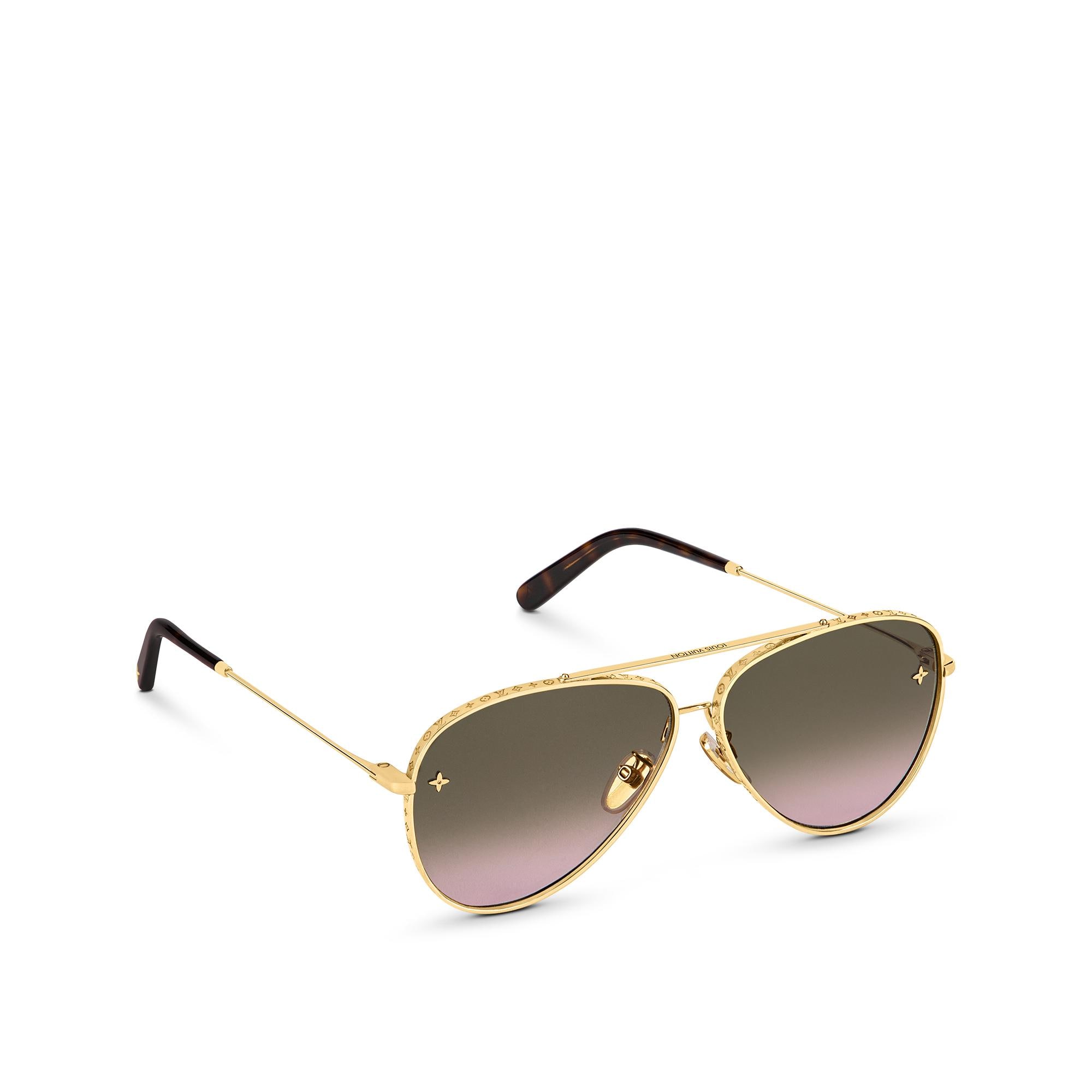 Louis Vuitton The LV Pilot Sunglasses in Pink – WOMEN – Accessories Z1618U