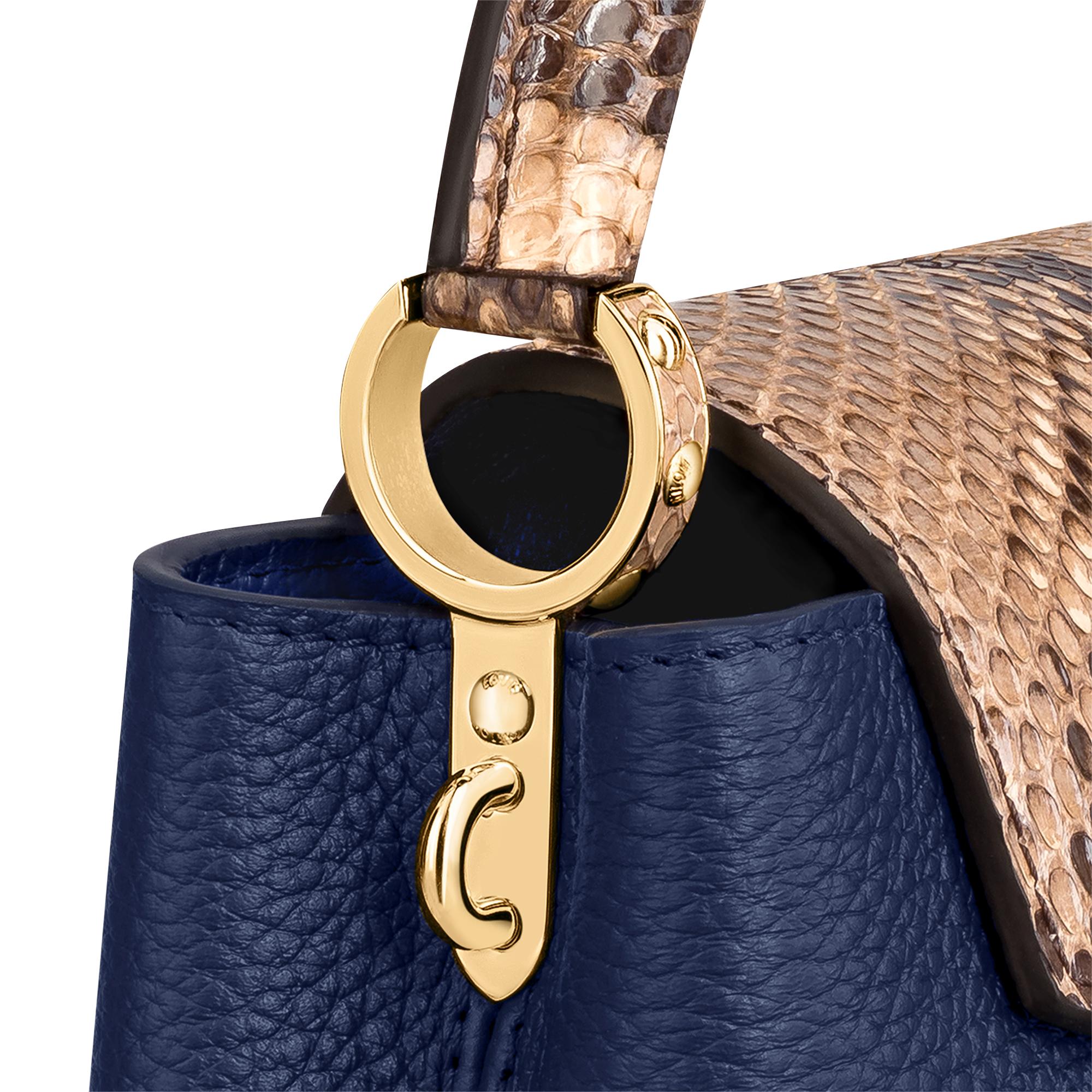 Louis Vuitton Capucines Mini Capucines in Blue – WOMEN – Handbags N80421