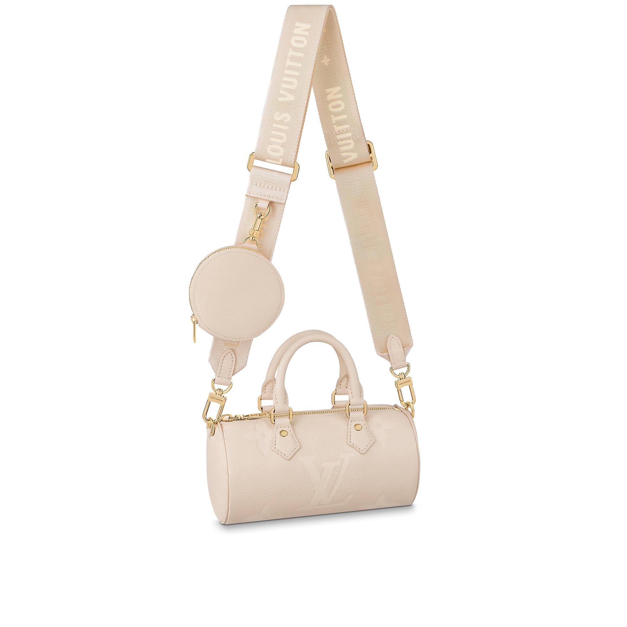 Louis Vuitton Papillon BB Monogram Empreinte Leather in Beige – WOMEN – Handbags M45994