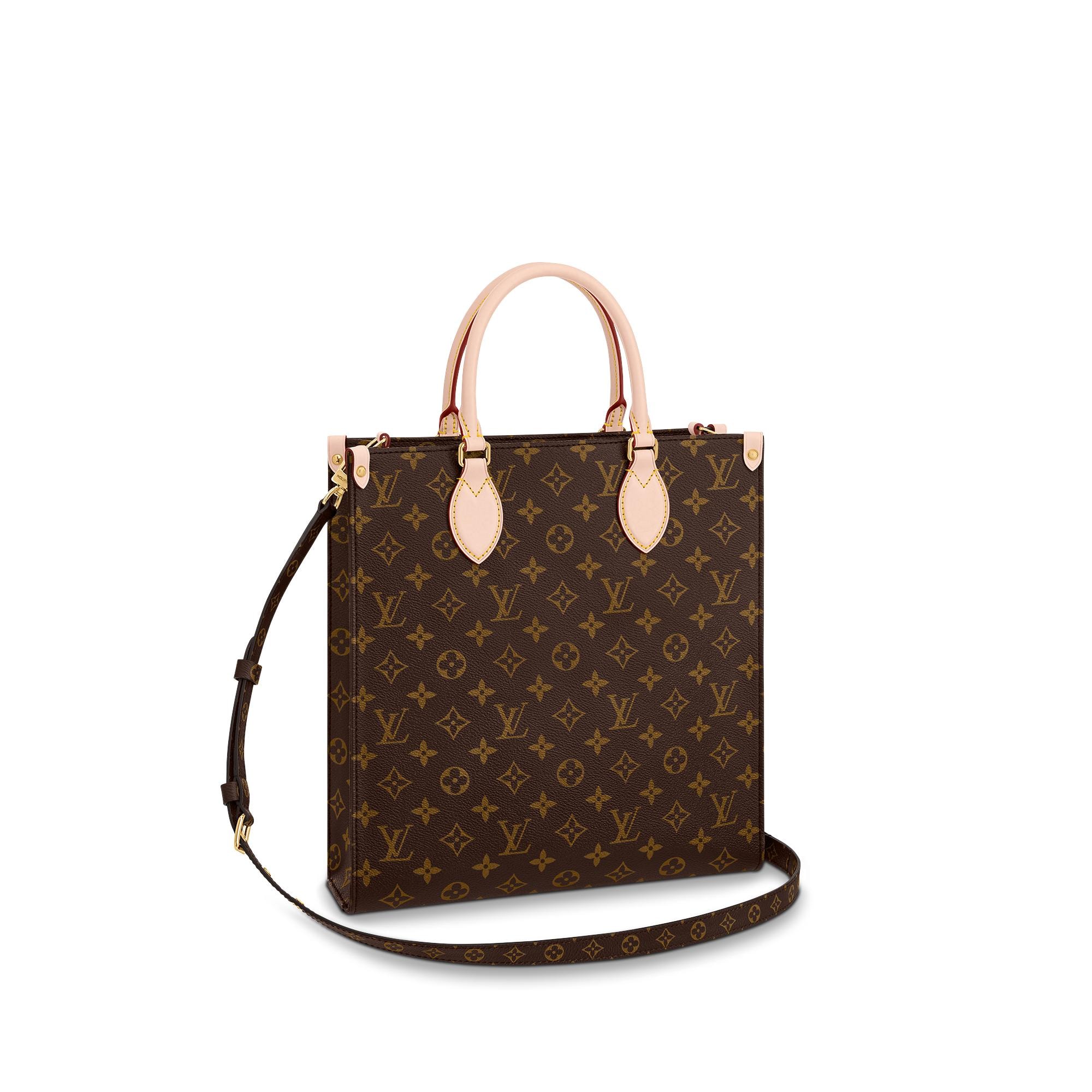 Louis Vuitton Sac Plat PM Monogram in Brown – WOMEN – Handbags M45848
