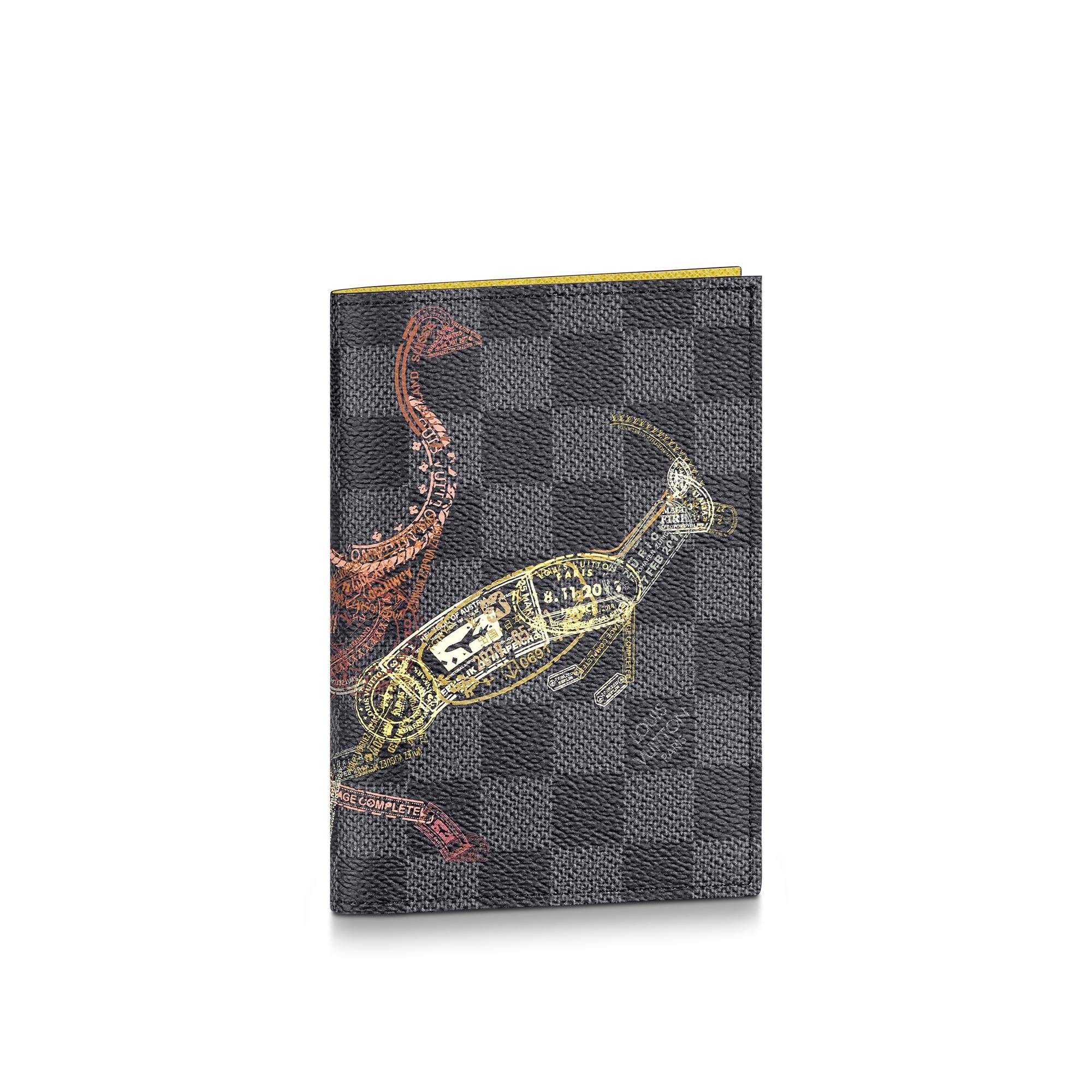 Louis Vuitton Passport Cover Damier Graphite Canvas in Multicolor – MEN – Small Leather Goods N64604