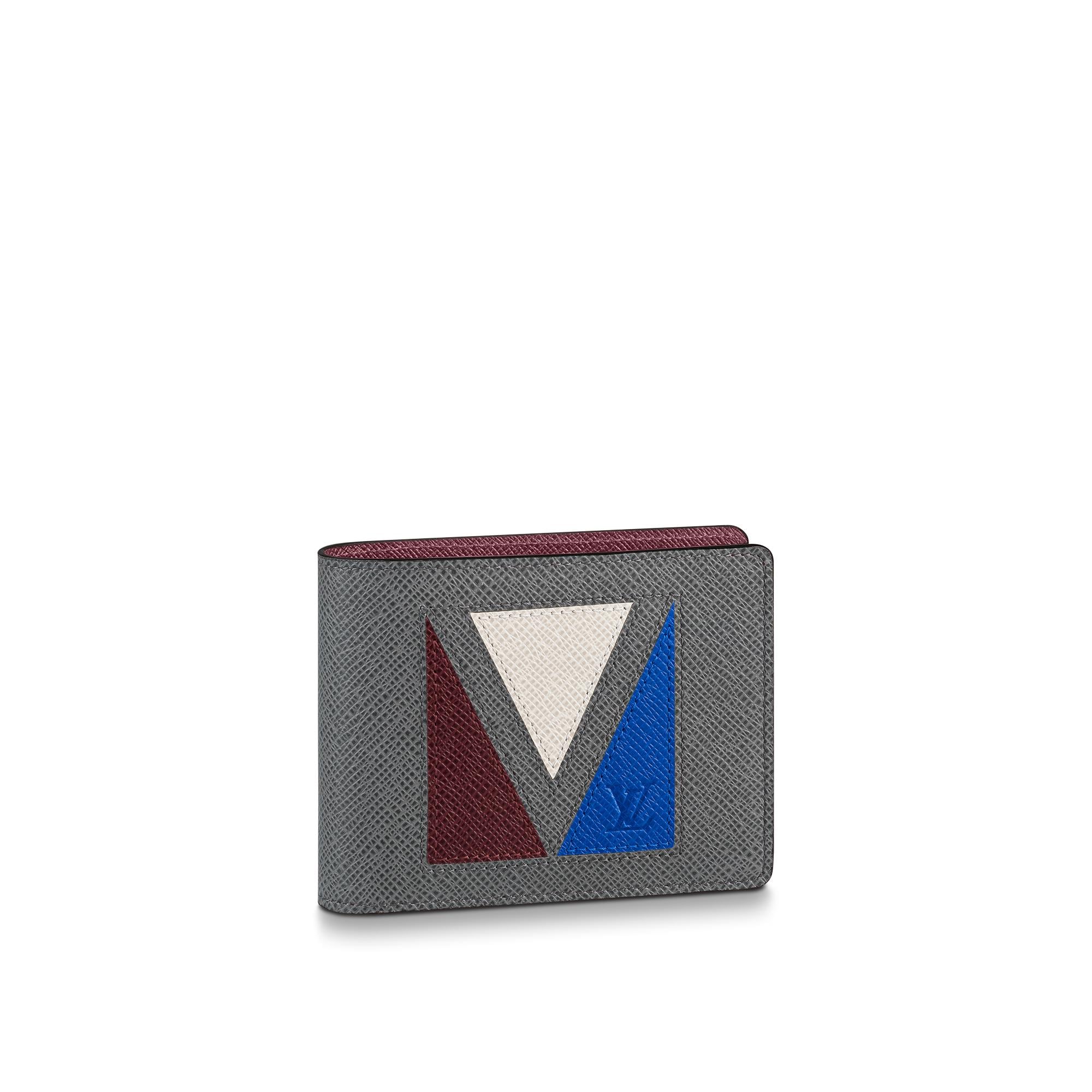 Louis Vuitton Multiple Wallet Taiga Leather in Grey – MEN – Small Leather Goods M30799