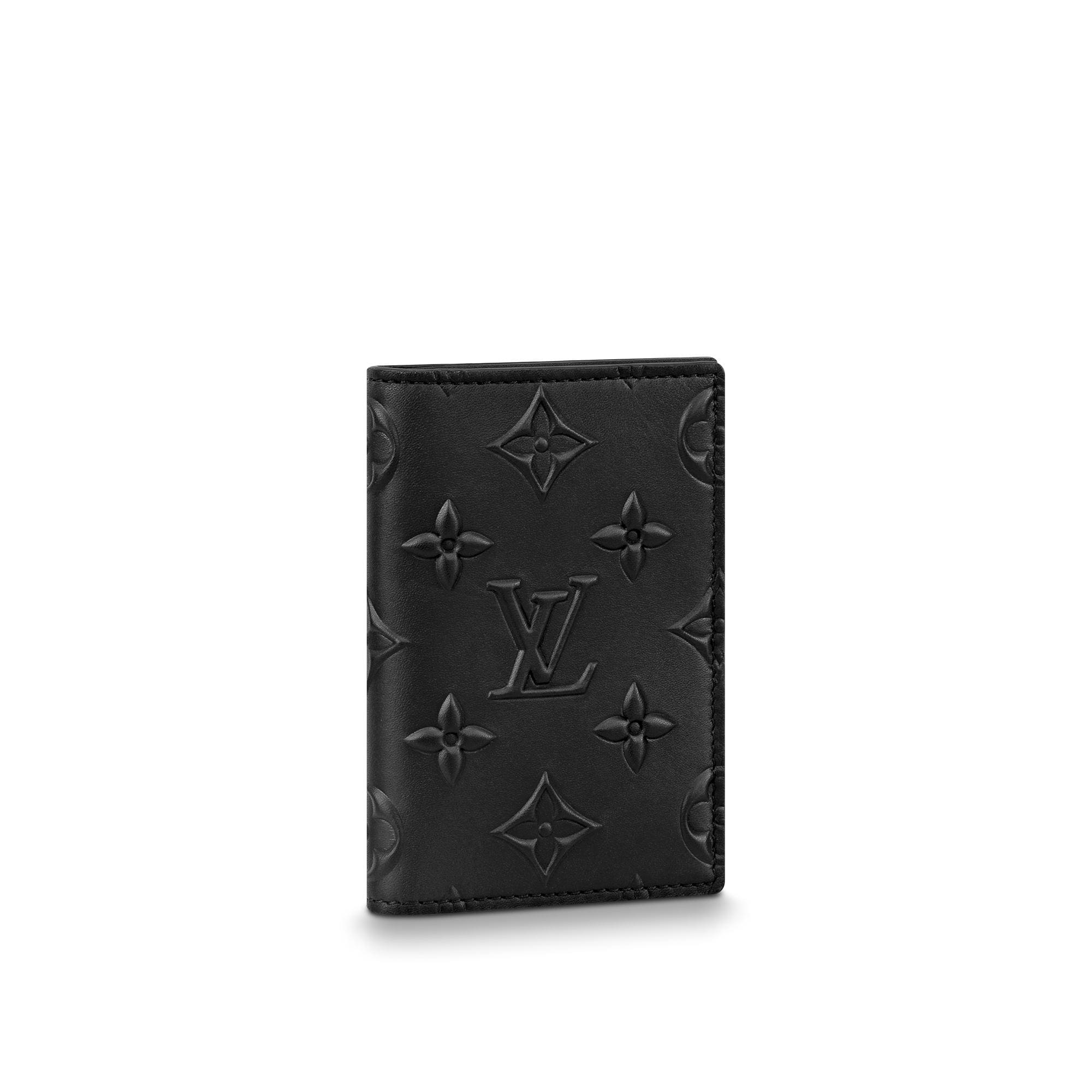 Louis Vuitton Pocket Organizer Slender Other Leathers in Black – MEN – Small Leather Goods M80508
