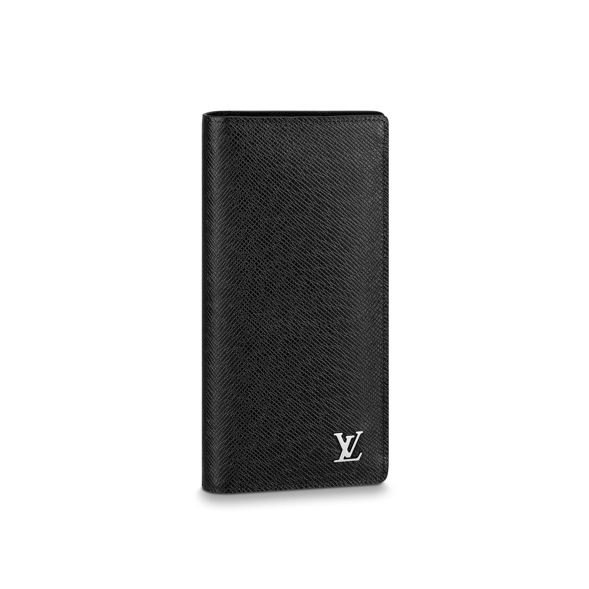 Louis Vuitton Brazza wallet Taiga Leather in Black – MEN – Small Leather Goods M30285