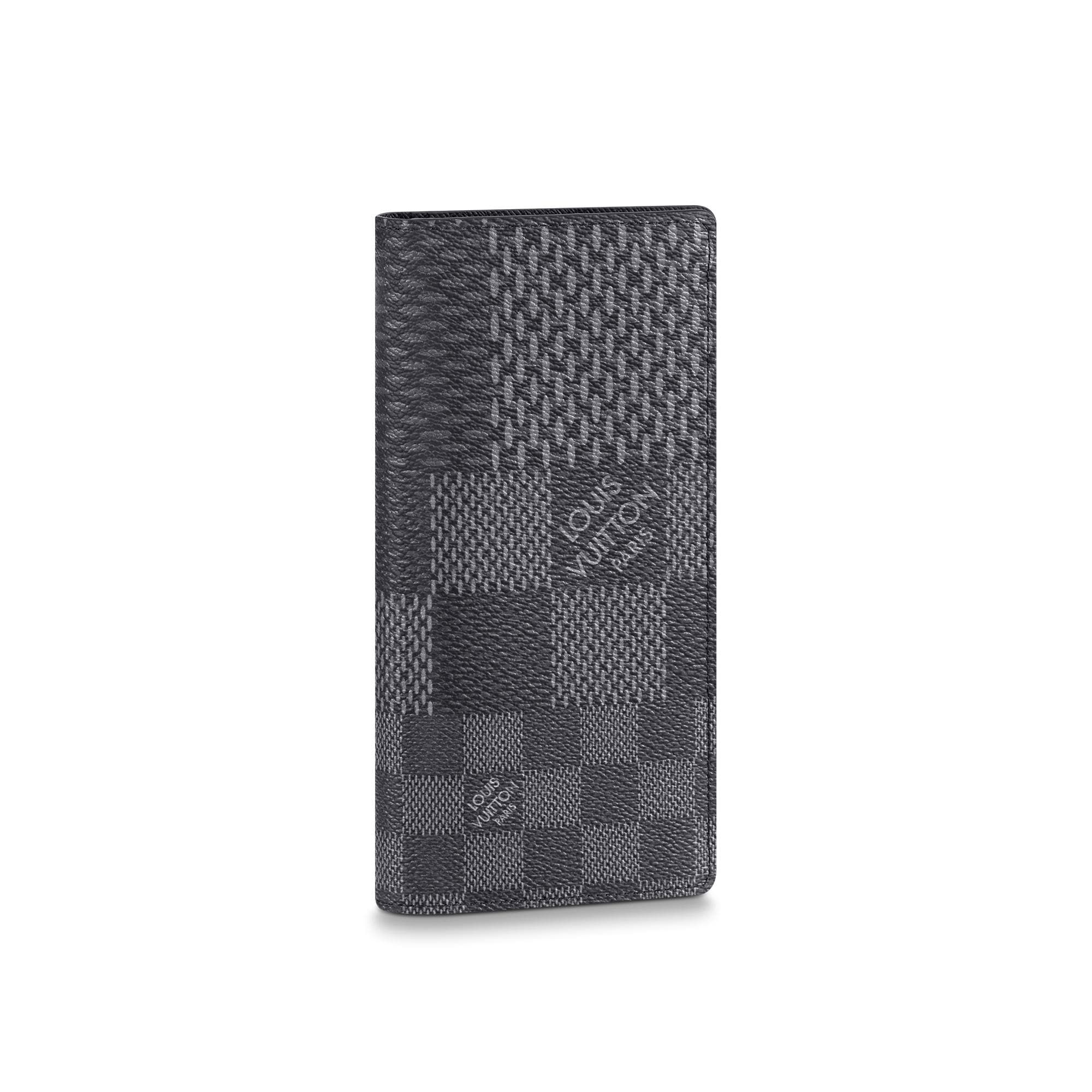 Louis Vuitton Brazza Wallet Damier Graphite Canvas in Black – MEN – Small Leather Goods N60436