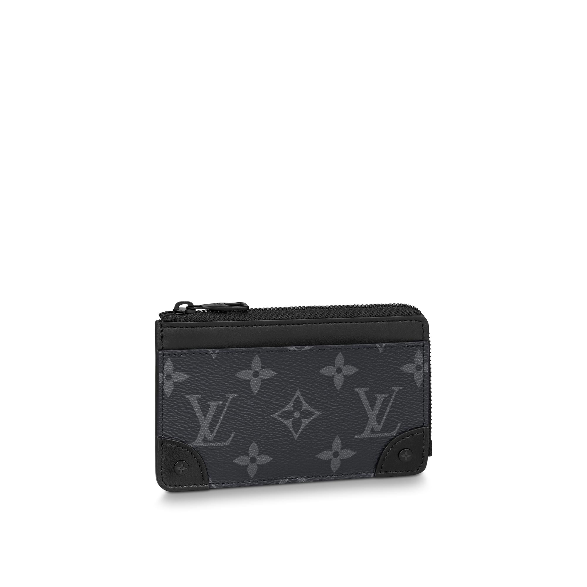 Louis Vuitton Multi Card Holder Trunk Monogram Eclipse Canvas in Grey – MEN – Small Leather Goods M80556