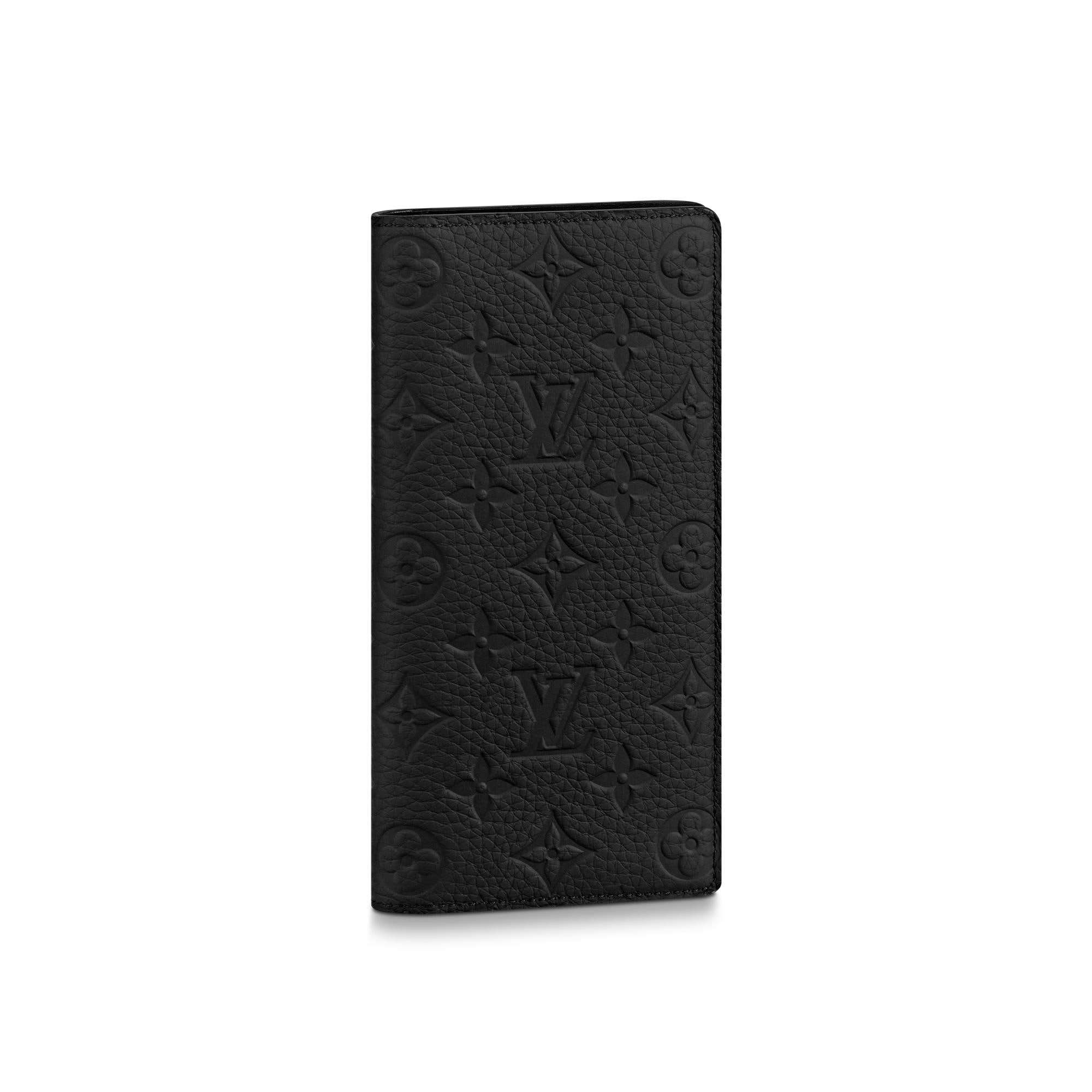 Louis Vuitton Brazza Wallet Taurillon Monogram in Black – MEN – Small Leather Goods M69038