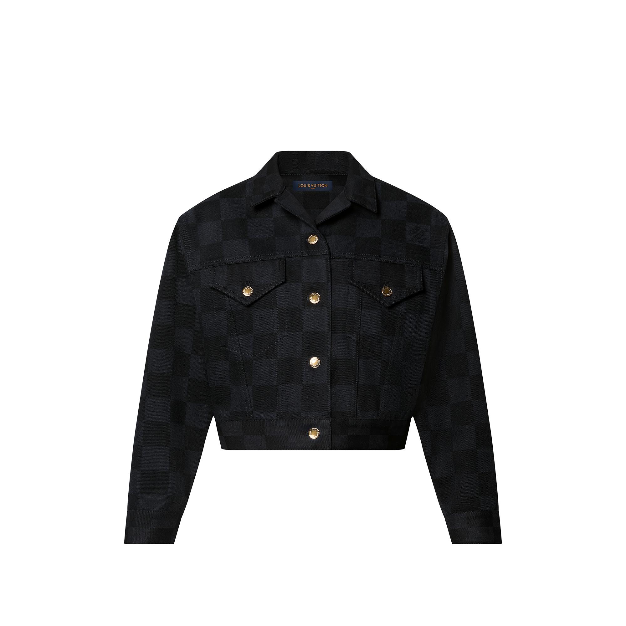 Louis Vuitton Damier Graphite Denim Jacket – WOMEN – Ready-to-Wear 1A9WPY
