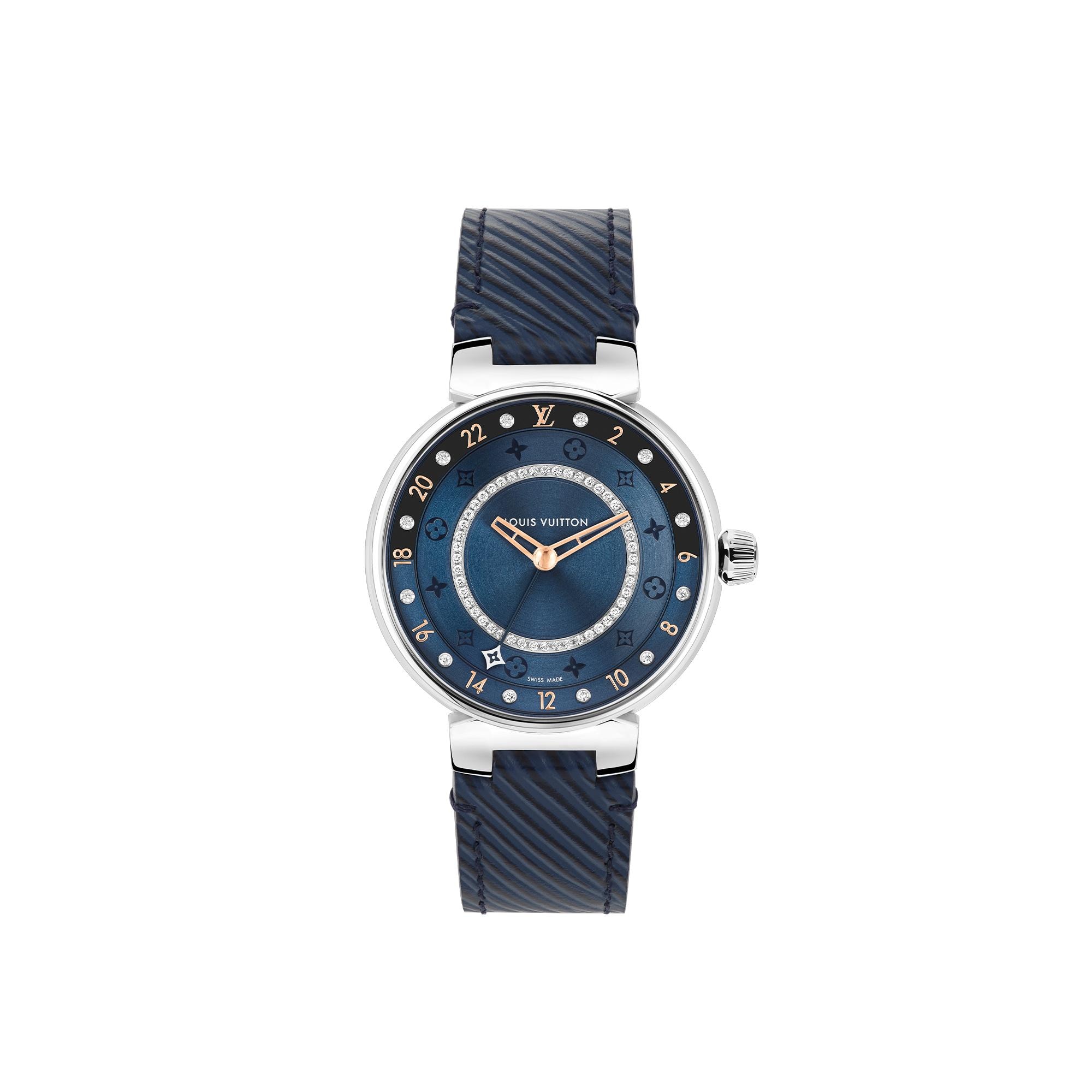 Louis Vuitton Tambour Moon Dual Time 35MM – WOMEN – Watches QBB182