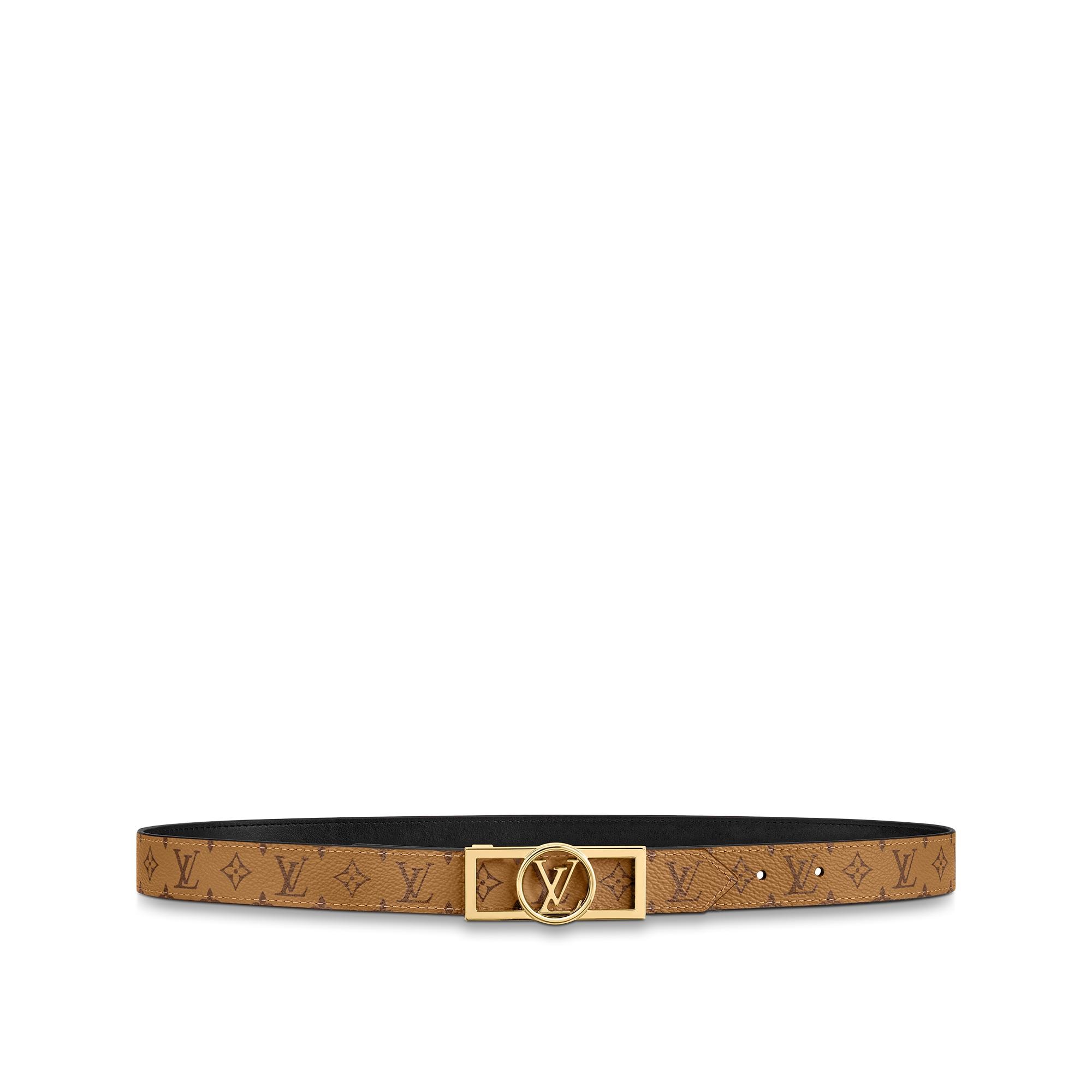 Louis Vuitton Dauphine 25mm Reversible Belt Monogram – WOMEN – Accessories M0203W