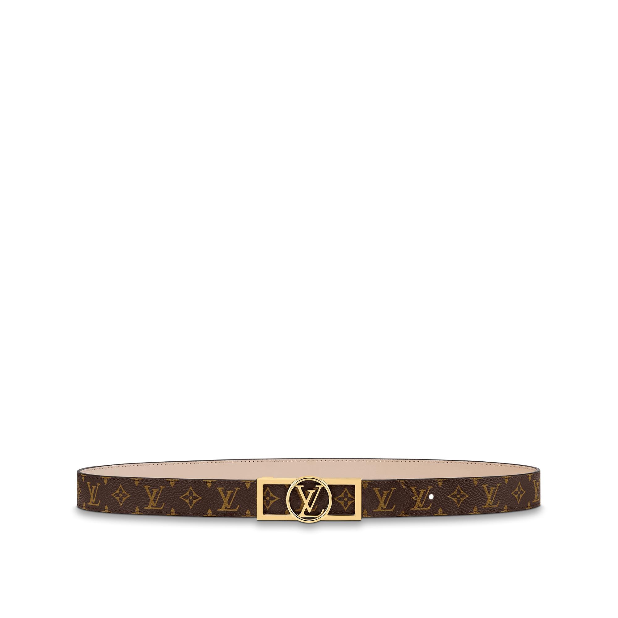 Louis Vuitton Dauphine 25mm Reversible Belt Monogram – WOMEN – Accessories M0388W