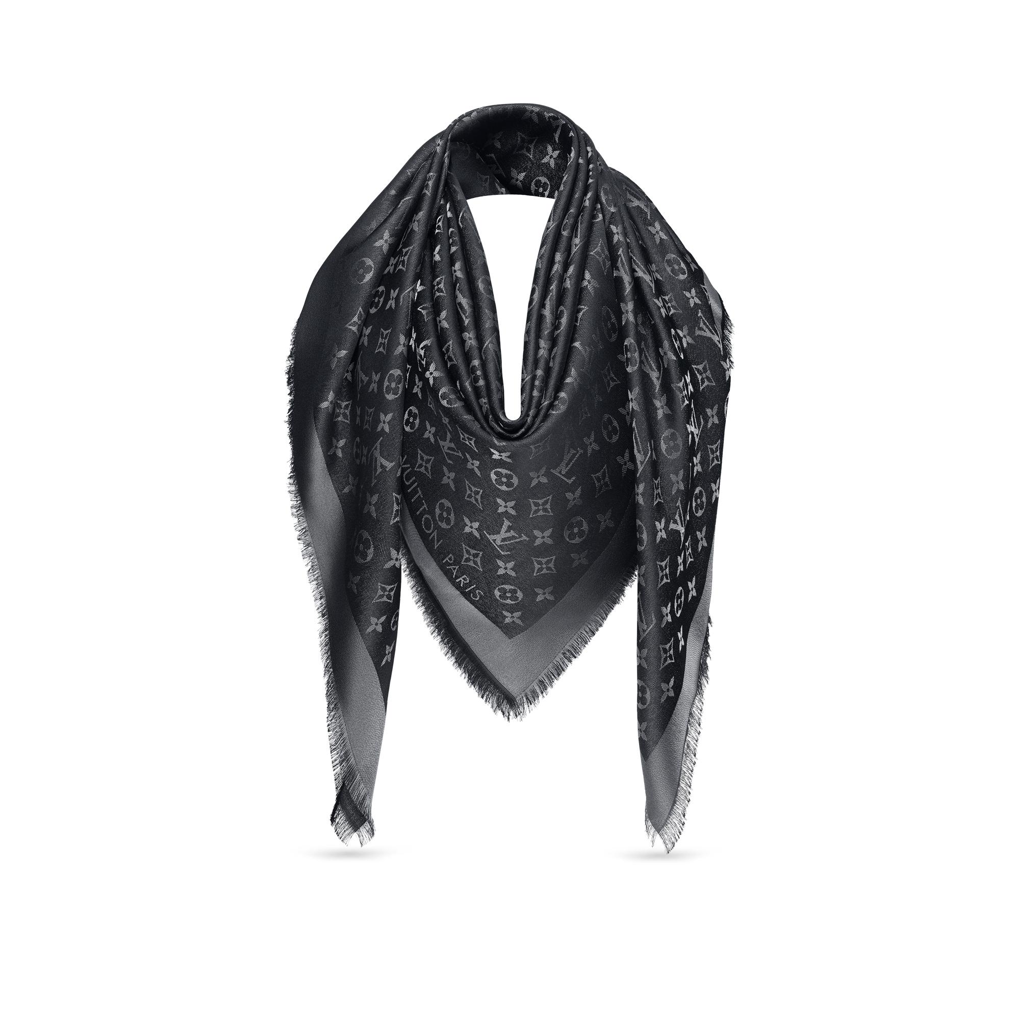 Louis Vuitton Monogram Shine Shawl – WOMEN – Accessories M75123
