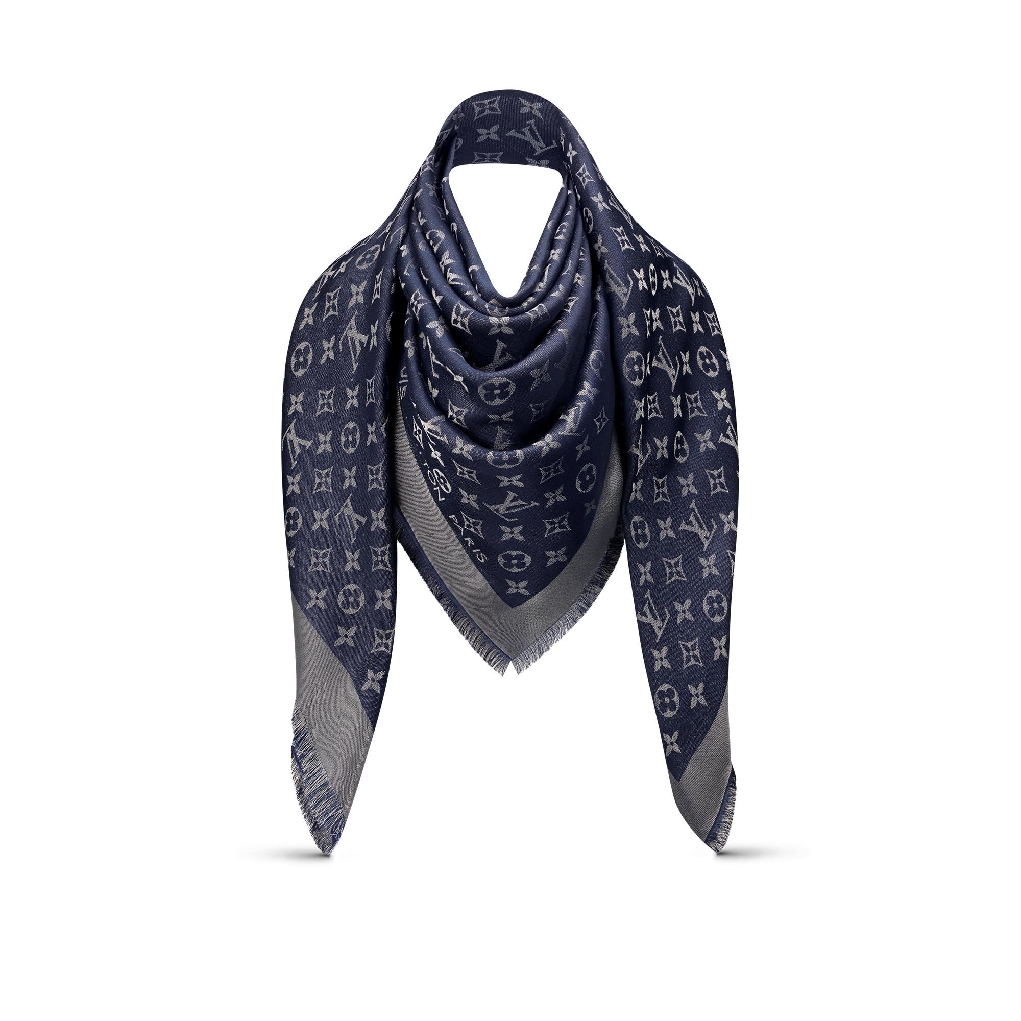 Louis Vuitton Monogram Shine Shawl – WOMEN – Accessories M73658