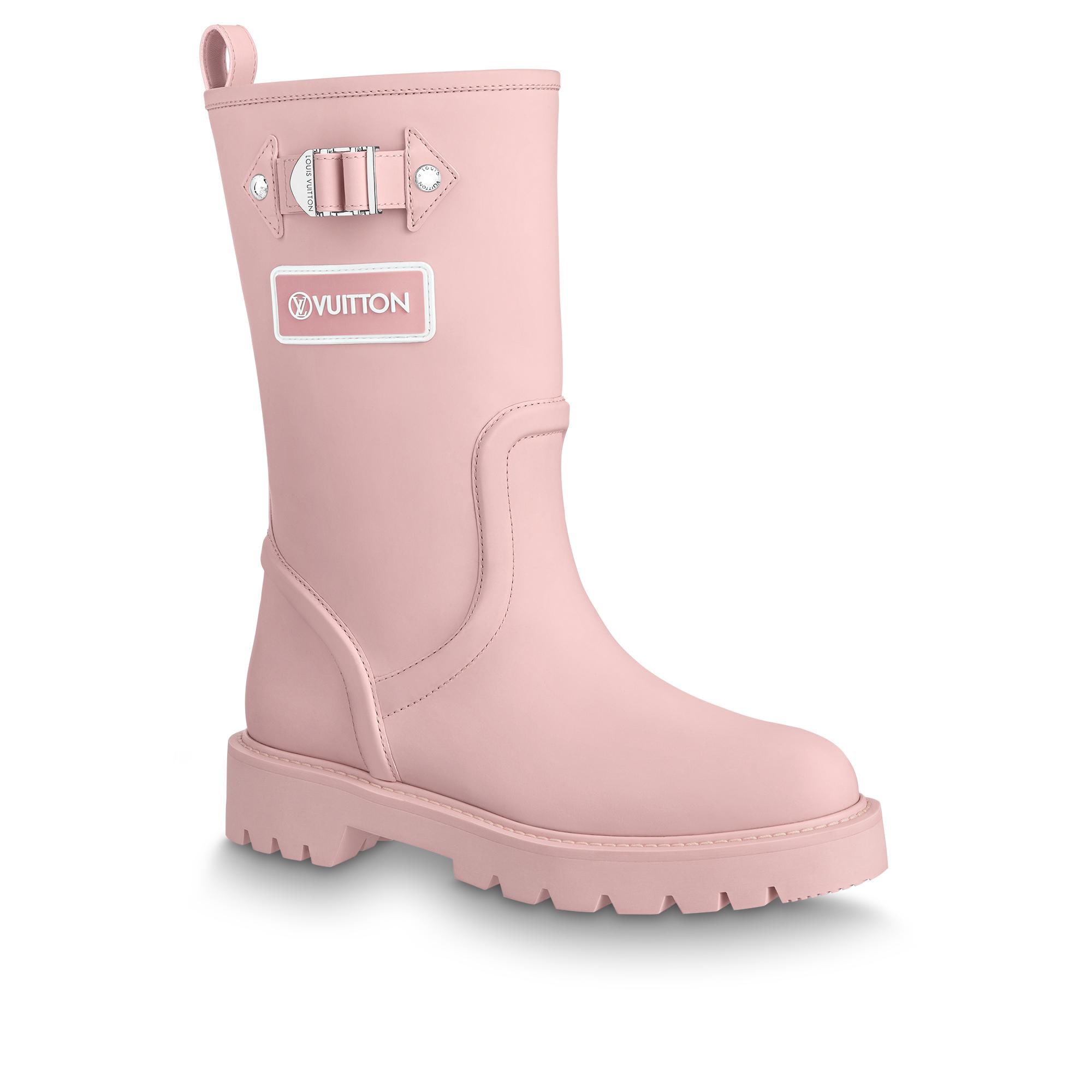 Louis Vuitton Territory Flat Half Boot – Women – Shoes 1A9HA3 Pink
