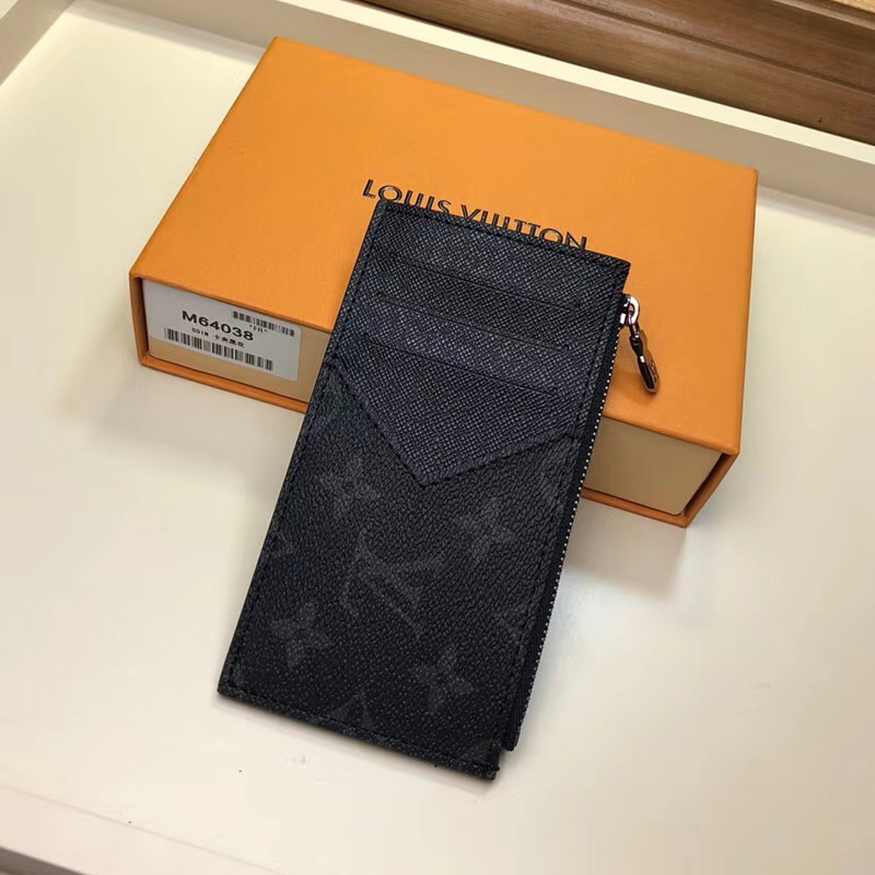 stof Reservere Dare Louis Vuitton Taigarama Coin Card Holder Men M30271 Black Noir - $69.00 -  PurseBest.com